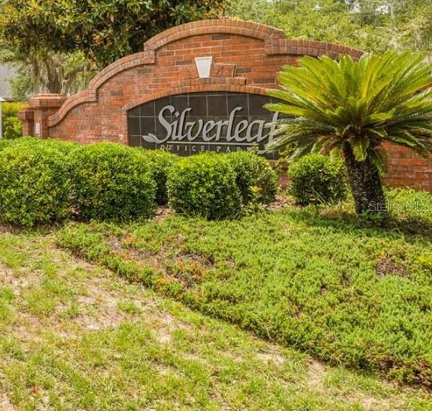 This 1,777 square foot office suite, nestled within the prestigious Silverleaf office park, presents an excellent investment prospect with its long-term lease secured through January 2026.  Located on NW 43rd St, between 53rd Ave and Hwy 441, it is situated in busy NW Gainesville, FL, with convenient access to major thoroughfares and business districts.  This office park enjoys both visibility and privacy, ensuring a steady stream of potential tenants and stable rental income.  The current OF zoning allows for a wide range of businesses ensuring versatility to accommodate various business needs and opportunities.  A well-maintained property, this office suite comprises 4 offices, a spacious conference room, 2 private restrooms, a break room with a kitchenette, multiple storage closets, and ample open parking, enhancing its attractiveness to tenants and ensuring long-term tenant retention and satisfaction.