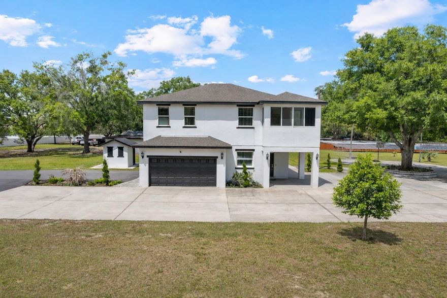 An extraordinary opportunity to own a private retreat on over 10+ acres in one of Apopka’s most desirable and rapidly growing areas. This unique estate welcomes you through a custom electric gated entrance, offering exceptional privacy, security, and a true lifestyle experience.

The main residence features 4 spacious bedrooms, 3.5 bathrooms, and beautifully updated finishes, including brand-new flooring throughout. Designed for both comfort and functionality, the home offers generous living areas ideal for everyday living, entertaining, and gatherings.

Enhancing the property is a modern detached guest house complete with 1 bedroom, 1 bathroom, and a private kitchenette, perfect for extended family, guests, or potential rental income.

Set on expansive acreage, this property offers endless possibilities. Whether you envision a private equestrian estate, agricultural use, or simply enjoying the serenity of wide-open space, the land is ready to bring your vision to life. Existing installations for animals further support a rural or hobby farm lifestyle.

For investors and developers, this property presents a rare opportunity in a prime location with strong potential for future development (buyer to verify zoning, land use, and subdivision possibilities with the City of Apopka).

Ideally located just minutes from Kelly Park and Rock Springs, and with convenient access to major roadways, shopping, and dining, this property offers the perfect balance of privacy and accessibility.

Whether you are seeking a luxurious private retreat, a multi-generational living opportunity, or a strategic investment, this exceptional property delivers unmatched versatility.

Schedule your private tour today and experience the possibilities.