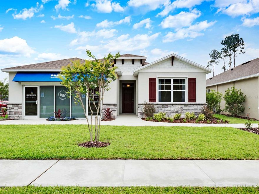 Freedom Homes in a Gated Section of Oak Leaf Preserve. Just minutes from the beach, Best location in town! Easy Access to I-95 and 5 Miles to downtown shopping and dining in New Smyrna Beach. D R Horton presents – The Delray, welcomes you into the entry hall and leads you past the front living area of the home into the large spacious kitchen, dining, and Great Room. The Kitchen boasts a 7 foot island that doubles as a breakfast bar, walk past the dining area onto your covered patio 23' X 9' were you will enjoy those outdoor events with friends and family. This 3 bedroom, 2 bath, 2 car garage home is under construction. This must see home comes with the all the extras including Granite counter tops and bath vanities, 18" X 18" Tile in all living areas and baths, and microwave. Save money with the highly energy efficient 15 SEER AC, dual pane low E windows, and Builder warranty. This home won’t last long! Ask About America's Smart Home! *Photos are of similar model but not that of exact house. Pictures, photographs, colors, features, and sizes are for illustration purposes only and will vary from the homes as built. Home and community information including pricing, included features, terms, availability and amenities are subject to change and prior sale at any time without notice or obligation. Please note that no representations or warranties are made regarding school districts or school assignments; you should conduct your own investigation regarding current and future schools and school boundaries.* ;Water: City