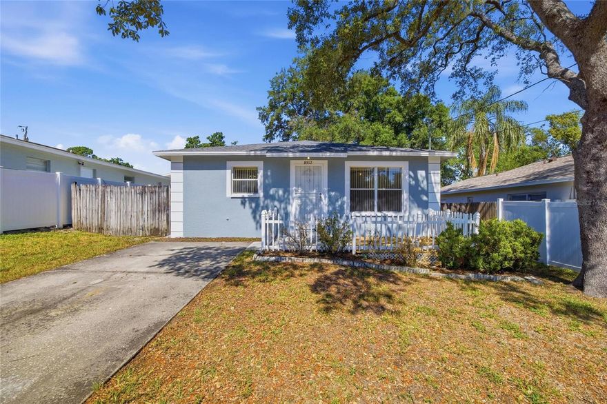 Convenience, comfort, and location come together in this Tampa home that makes everyday living easy! Located just minutes from I-275, you can hop on the interstate in about 2 minutes with quick access to downtown Tampa, local restaurants, shopping, and entertainment. Everyday essentials are right around the corner with Home Depot and Walmart less than 3 minutes away, and nearby bus station make commuting and getting around town even more convenient.

This move-in ready home offers peace of mind with a newer 2023 roof, 2025 AC, and 2025 water heater, along with city water and sewer. Inside, you’ll find ceramic tile flooring in the kitchen and bathrooms and laminate wood flooring throughout the rest of the home for a clean, modern feel. Fresh interior and exterior paint give the home a bright and refreshed look. The kitchen offers an open feel with a breakfast bar, perfect for everyday living and entertaining. An inside laundry area adds extra convenience to the home, and the outdoor storage shed is included for additional storage space.

Tucked away in a residential neighborhood, this home also features a screened backyard porch perfect for relaxing evenings or entertaining family and friends. Truly a home where all you have to do is move in and buy the groceries!