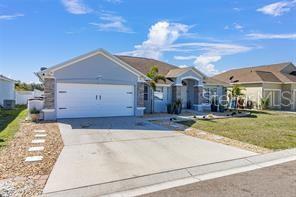 An incredible opportunity awaits you to Rent this beautiful, very well maintained, move-in ready home. With upgrades that include a new HVAC system (2023), water heater (2020), remodeled kitchen (2020), vinyl flooring, banded shutters, gutters (2021), covered porch, gazebo and much more... As you approach the home, you will notice the beautiful stone details on the exterior. Greeted by double doors, you will enter a semi-open floor plan home with vaulted ceilings. To the right is the formal dining room. The spacious kitchen features ALL STAINLESS STEEL APPLIANCES, ISLAND with QUARTZ countertops, stainless steel sink and pop-up electrical outlet. SPACIOUS living room with a large ceiling fan, decorative wall panel, electric fireplace and an accent beam that adds a beautiful and charming touch to this space. THE MASTER SUITE is located to the right on the opposite side of the other two bedrooms. It features DOUBLE SLIDING BARN DOORS, an en-suite bathroom with a GARDEN TUB, WALK-IN SHOWER, DOUBLE SINKS, and TWO CLOSETS. To the left of the home, you will find the LAUNDRY ROOM with an INCLUDED LG WASHER AND DRYER, a TWO-CAR GARAGE, TWO BEDROOMS, and a FULL BATH. As you step outside through a TRIPLE SLIDING DOOR, you will be impressed by the LARGE FULLY FENCED BACKYARD with ALL PATIO FURNITURE INCLUDED, including a pool table, fire pit, and basketball hoop. Enjoy the Florida sunshine in your backyard, with ample room for kids and pets to run and play, grill, host parties and get-togethers, or just relax. There is also room for a pool. Patterson Heights is a small community with only 65 homes. Conveniently located near US 27 and I-4, close to shopping, restaurants, hospitals, and all theme parks like Disney World, Legoland, and Universal. Don't miss your chance to see this home! Call today to schedule a private showing. Available August 1st.