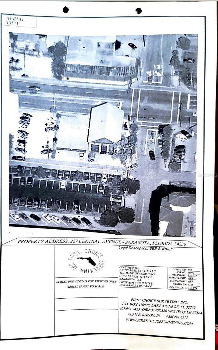 PLAT OF SARASOTA EXHIBIT - Commercial Sale