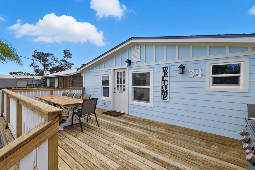 Welcome to 34 1st Avenue in beautiful Palm Coast. Located just two blocks from the beach, this completely remodeled property presents an exceptional opportunity for investors, second home buyers, or anyone looking for a turnkey coastal property with income producing potential.

Currently operating as a successful Airbnb rental, this property offers the rare advantage of being fully furnished and set up for continued short term rental use. The sale includes a strong package of personal property and guest amenities, along with an established book of business and future rental income potential, creating a seamless transition for the next owner.

Included with the property are a golf cart, beach cruisers, kayaks with trailer, paddle boards, outdoor furniture, poolside lounge seating, and additional recreational items designed to complement the Florida beach lifestyle guests are looking for when visiting the area.

Enjoy the convenience of being only two blocks from the ocean, making it easy for guests and owners alike to spend mornings on the beach, cruise the neighborhood by golf cart, or enjoy nearby restaurants, shopping, and local attractions. Whether relaxing poolside, biking through the area, or spending the day on the water, this property is designed around the full coastal experience.

The interior and exterior have been thoughtfully updated to create a clean, welcoming, and functional beachside atmosphere. Every detail has been carefully put together to maximize comfort, convenience, and guest appeal.

Whether you are looking to expand your investment portfolio, purchase a vacation rental, or own a personal beach retreat with income potential, 34 1st Avenue offers a rare combination of location, updates, lifestyle, and turnkey rental opportunity.