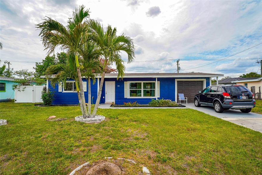 Charming home in the heart of port charlotte .fully renovated in 2025.  the roof AC and the entire home .move in ready home..situated on a spacious lot. the home features a large fenced yard -perfect for pets and outdoor living , or entertaining.
ideal as an investment opportunity with a tenant already in place, providing immediate income, yet also ideal for a family seeking turn key property. .conveniently located and surrounded by established residential properties and shopping centers and restaurants.