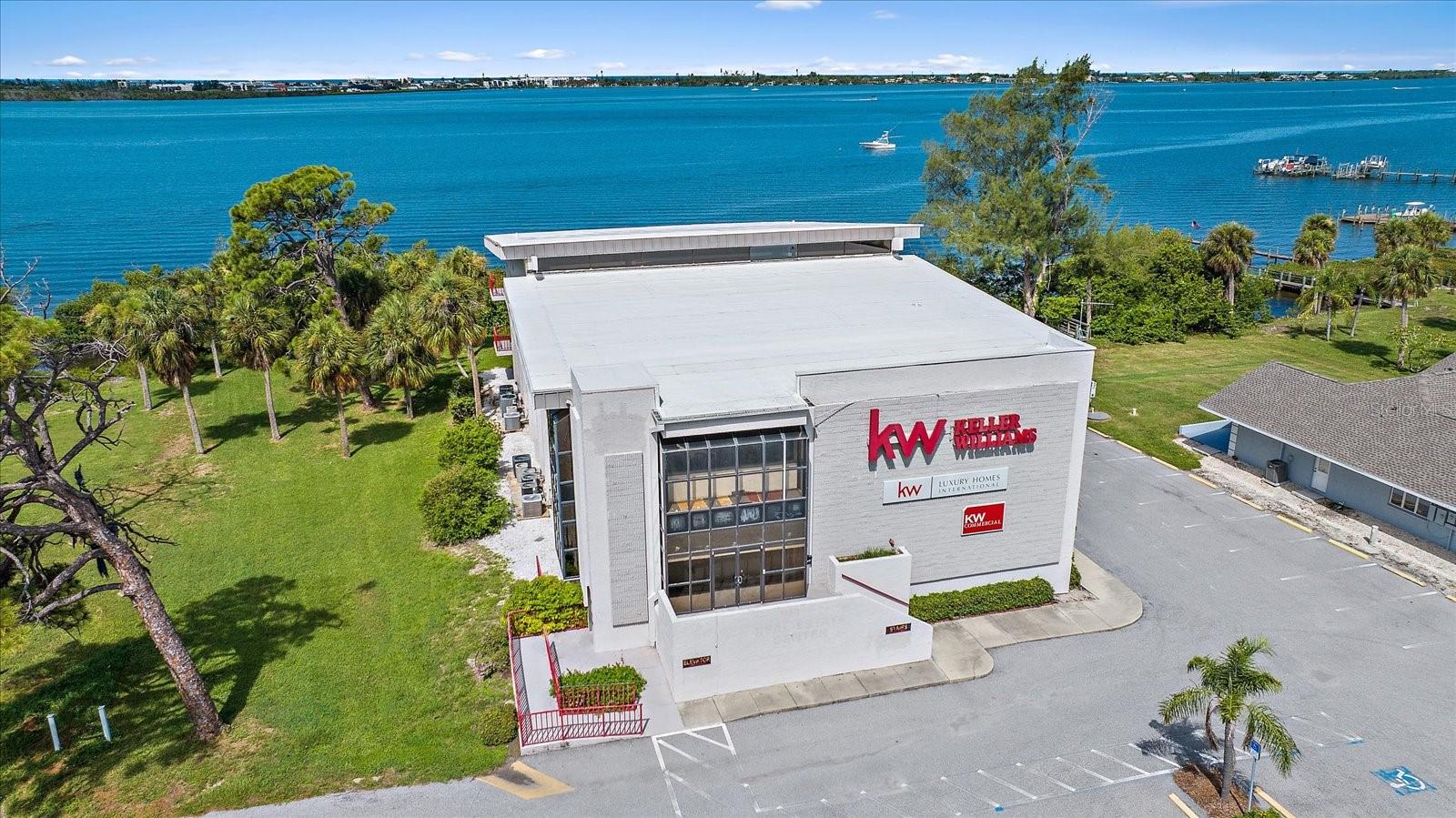 Under contract-accepting backup offers. LOCATION! LOCATION! LOCATION- On the WATER! Unbeatable high traffic location-2 levels with spectacular balcony views and amazing sunsets! WATERFRONT on the intercoastal- Lemon Bay. Building has excellent street visibility, ample parking, easy access to parking lot, high visibility marquee sign. Perfect for offices, waterfront restaurants or potential for waterfront condominiums. Spectacular views! Currently used as office space, easy to remodel with no load bearing interior walls. Close to Beach Road/776. Close to Englewood Beach, Manasota Key, and local attractions including shopping and dining.