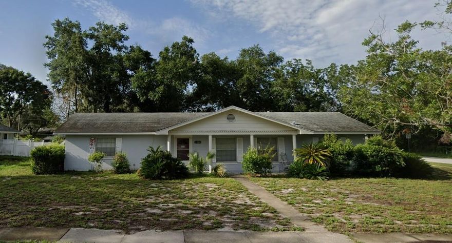 Bring your vision to this promising fixer-upper.  Located on large fenced corner lot close to historic downtown Mount Dora. Excellent opportunity for investors or buyers looking to renovate and add value.  No HOA restrictions.  Cash buyers only.