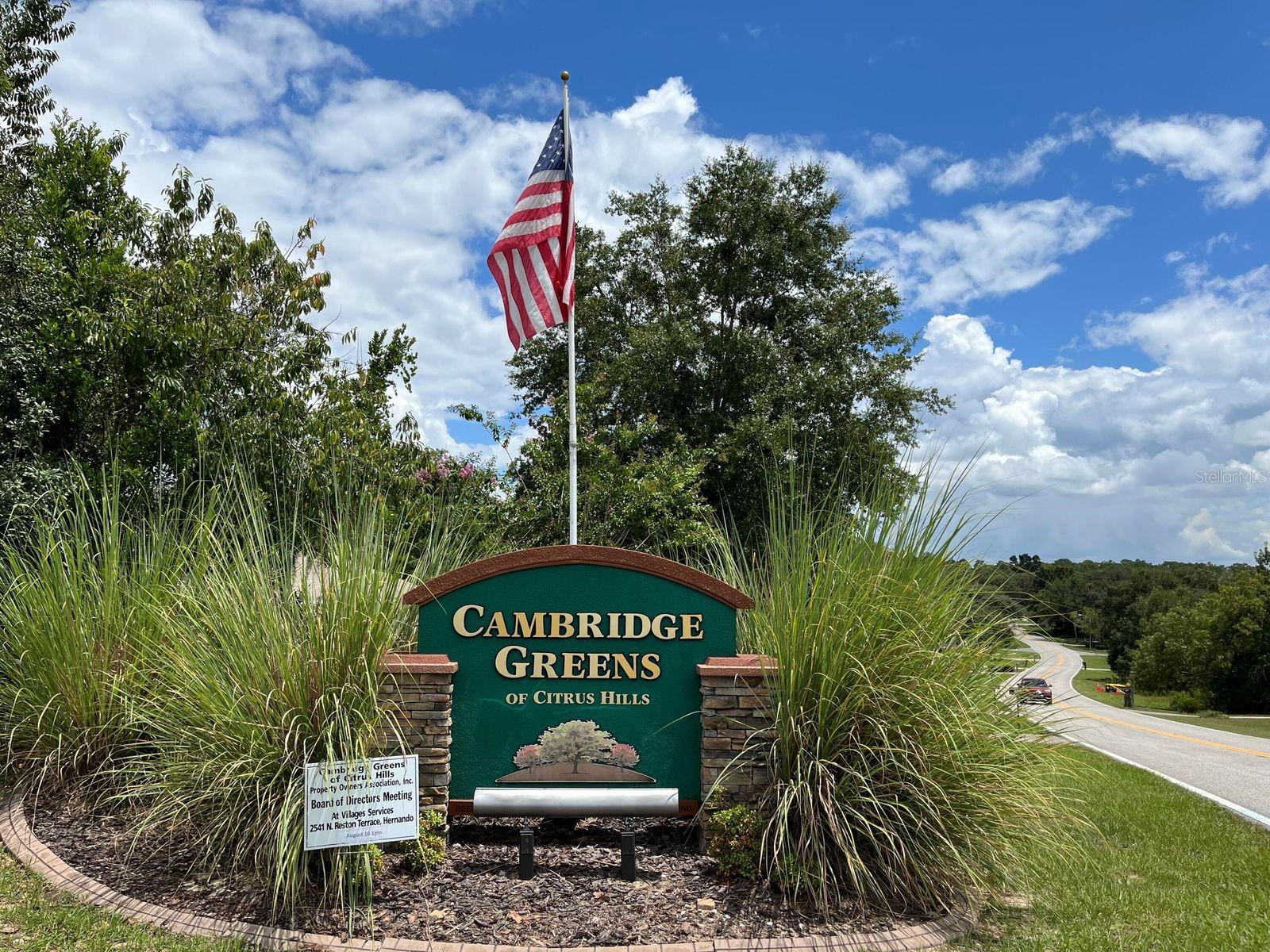 CAMBRIDGE GREENS CITRUS HILLS - Land