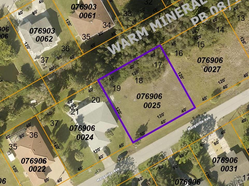 This extra large Residential Lot sits in a quiet neighborhood in Warm Mineral Springs NOT IN A FLOOD ZONE or HOA. Excellent location, peaceful neighborhood, minutes from I-75 & Tamiami Trail! Convenient to Florida’s best beaches, golfing, public boat ramps, marinas, shopping, physicians, water park, Atlanta Braves Practice Stadium, Tampa Bay Rays Practice Stadium, Historic Riverfront Downtown Punta Gorda & Fishermen’s Village, and a short drive to Venice, Sarasota, and Boca Grande, etc. All information deemed reliable, but not guaranteed; buyer to confirm all.