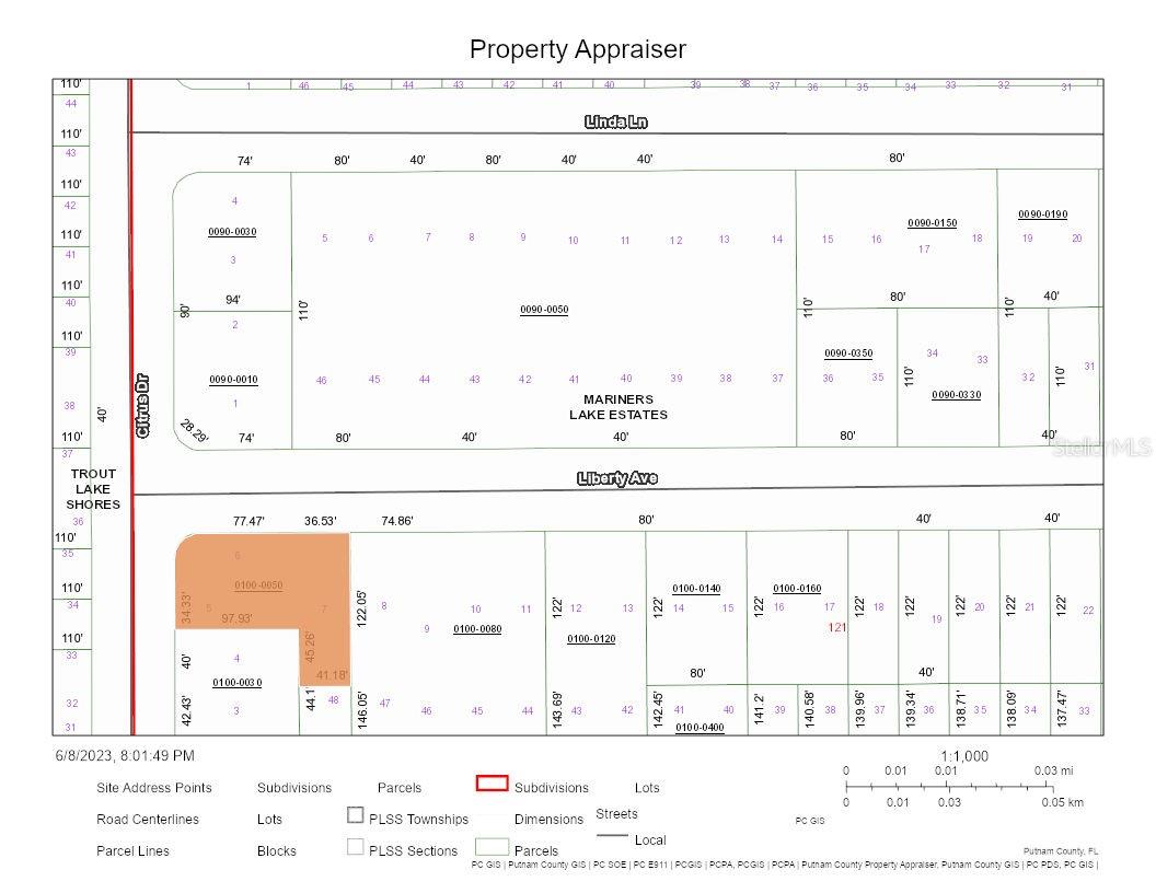 MARINERS LAKE ESTATES - Land