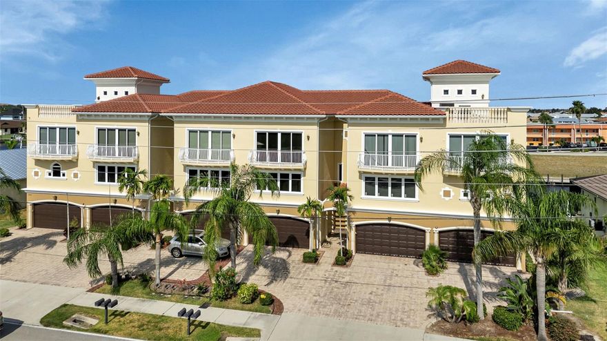 Unbelievable opportunity! This is the premier (and largest) condominium property in Punta Gorda. Boasting over 3,000 square feet, three private ensuites, and four floors (with private elevator of course), canal view with
private dock and boat lift and an 800 square foot roof deck with breathtaking views. Enter the first floor from your two-car garage or side entry into a spacious foyer. The first ensuite awaits you with double sinks, a shower,
whirlpool and two large walk-in closets. Walk out to your dock or view a western sunset. Walk up or take the elevator to the second floor where you enter a spacious eat-in chef’s kitchen with Italian cabinetry, and granite
countertops. Appliances include an induction cooktop, double oven with Advantium microwave/convection. Take note of the premium hardwood floors throughout as you walk west to your great room! Perfect for
entertaining, eating and enjoying the view from your west facing balcony. There is also a large powder room for your convenience.
A short elevator ride takes you to the third floor where you will find two more ensuites. The first boasts double sinks, a whirlpool, and shower and a large walk-in closet with balcony looking west over the canal. The second
ensuite also has a walk-in closet and full bath, Enjoy an easterly view from yet another private balcony. A laundry room is also there for your convenience. It doesn’t end here! The elevator will take you to the fourth floor.
Open the door and walk out onto your expansive private roof deck with the best view in Punta Gorda! Enjoy sunsets, fireworks and even rocket launches from Cape Canaveral! Add a hot tub/spa and you have it all!
This building has just been completely redone with a new roof, weatherproofing/sealing and paint. And, most important, the financials are solid.
What are you waiting for?