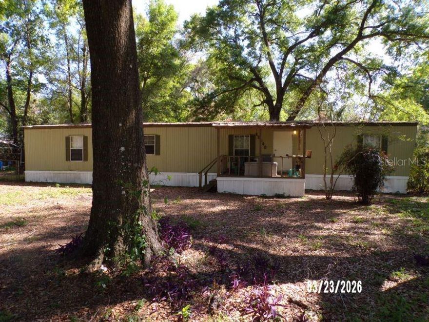 Cash or Hard Money – Prime Ocala Investment Opportunity! Set on a 0.25-acre lot, this property offers strong potential with key updates already completed, including a new A/C (2020) and brand-new drainfield (2025). The home is in overall solid condition. Currently tenant-occupied on a month-to-month basis at $970/month, providing immediate income / flexibility. Located in the desirable Ocala Park Estates, an up-and-coming, quiet area just outside of Ocala with limited mobile home inventory, making this a great opportunity.