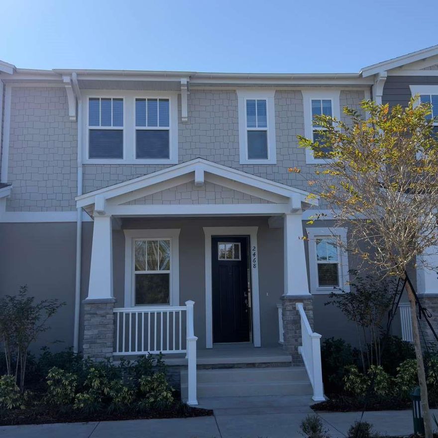 Stunning New Construction Townhome in Celebration’s Island Village!
Welcome to this beautiful brand-new 3-bedroom, 2.5-bath townhome perfectly situated in the highly sought-after Island Village community of Celebration, Florida. This elegant residence offers a bright and modern layout, featuring an open-concept living space, a spacious kitchen, and high-end finishes throughout.
Enjoy breathtaking views from your front porch overlooking a peaceful pond—an ideal spot to relax and take in the natural surroundings. The home includes a spacious 2-car garage, providing ample storage and convenience.
Upstairs, you’ll find three well-appointed bedrooms, including a serene primary suite with abundant natural light. With its exceptional location, modern comforts, and picturesque water views, this property is the perfect opportunity to experience the Celebration lifestyle at its finest.
Features: 3 Bedrooms, 2 Full Bathrooms, 1 Half Bathroom, 2-Car Garage,
Beautiful Pond Frontage & Scenic Views
Located in Celebration’s newest neighborhood: Island Village
Brand-new construction
Don’t miss your chance to own this stunning home in one of Central Florida’s most charming and desirable communities!