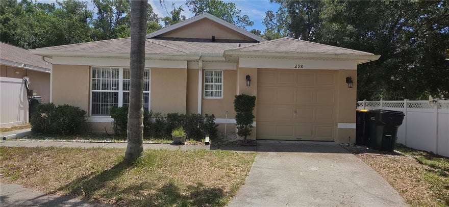 Located in the quiet Davenport community of Sandy Ridge, you will find this charming, well kept and recently remodeled 3 bedroom, 3 bath move-in ready home! The house has 2 primary bedrooms, each with their own ensuite bathrooms. This home offers a heated saltwater pool and Spa in a no rear neighbor yard. (pool heat pump approximately 1 year old). Screened enclosed pool and balcony areas. Newly painted pool deck. The roof is from 2022. The 14 seer Carrier AC is also from 2022 . A NEW water heater was installed May 2026. The home just underwent $15,000+ in upgrades. NEW laminated waterproof flooring throughout. And, to go along with the NEW floor, freshly painted walls and ceilings. NEW lighting fixtures in dining room, kitchen. NEW Washer and Dryer conveniently located in its indoor laundry closet. Newer Dishwasher, Microwave and Refrigerator. The Sandy Ridge development was zoned for short-term rental, This home can be rented as a vacation rental, it can be leased for long term or, it can be occupied as primary residence. The home benefits from its proximity to major roads and Interstate 4, providing available and easy access for shopping, dining, and other services. Entertainment and Parks are within 10 miles. The home is located at the end of a cul-de-sac providing that extra sense of tranquility and privacy. Come see it today! Make this one yours!