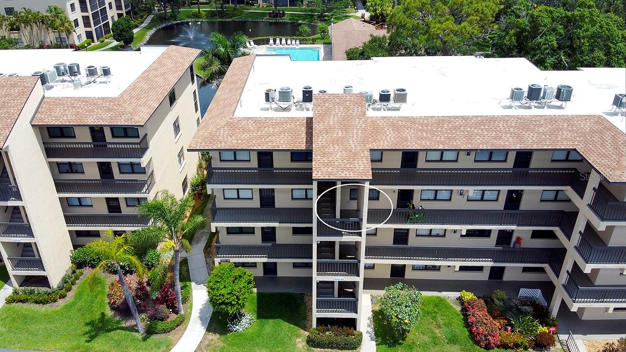 Discover an unbeatable opportunity to personalize your dream home in the coveted Woodpark at DeSoto Square! On the thrid floor via the convenient elevator! This charming two-bedroom, two-bath unit has been freshly painted and features new flooring throughout, except for the bedrooms, awaiting your unique touch.Located in the vibrant 55+ community of Bradenton, this home offers unbeatable convenience with close proximity to groceries, banks, restaurants, and the world-famous Florida beaches just a short drive away. Enjoy top-notch amenities including a community pool, tennis courts, a clubhouse, and the security of a gated entrance. The screened lanai provides a serene view of the beautifully landscaped courtyard, complete with shade trees and lush vegetation, perfect for relaxing in the mild winter months. Your monthly fee covers cable TV, water, sewer, and on-site management, ensuring a hassle-free living experience. Priced to sell, this condominium is a fantastic investment for those who relish the opportunity to add their personal flair to a new home. Don't miss out on this exceptional value in a thriving community.