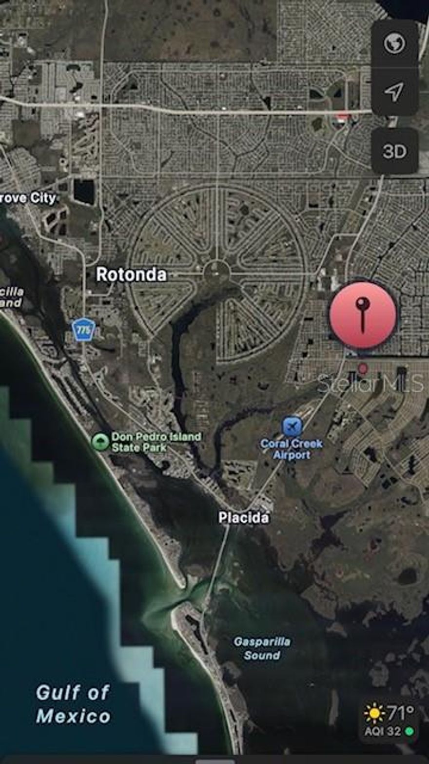 Welcome to Rotonda Meadows located on the Cape Haze Peninsula in Southwest Florida!. City water and city sewer already in place in this deed restricted community! Just 15 minutes to Boca Grande, around 20 miles to Englewood beaches.This residential cleared lot is close by to world class fishing and boating as well as beaches, shopping, restaurants and entertainment. This beautiful Lot is located in the town of Placida mowed regularly by the association. The community sits just outside Charlotte Harbor Preserve on Gasparilla Road near Boca Grande Causeway. The community is platted, paved, sewers (mini-sewer), and street signs are in place. South Gulf Cove Park and Coral Creek Airport, Exclusive golf course, and several other golf courses are nearby in Rotonda. Marinas with public boat ramps and large boat storage are at your disposal. The beaches on the Gulf are just minutes away.
Disclosure: Buyer is responsible for performing all due diligence including, but not limited to, availability of utilities, scrub-jay, wetlands, and tortoise restrictions and lot dimensions.