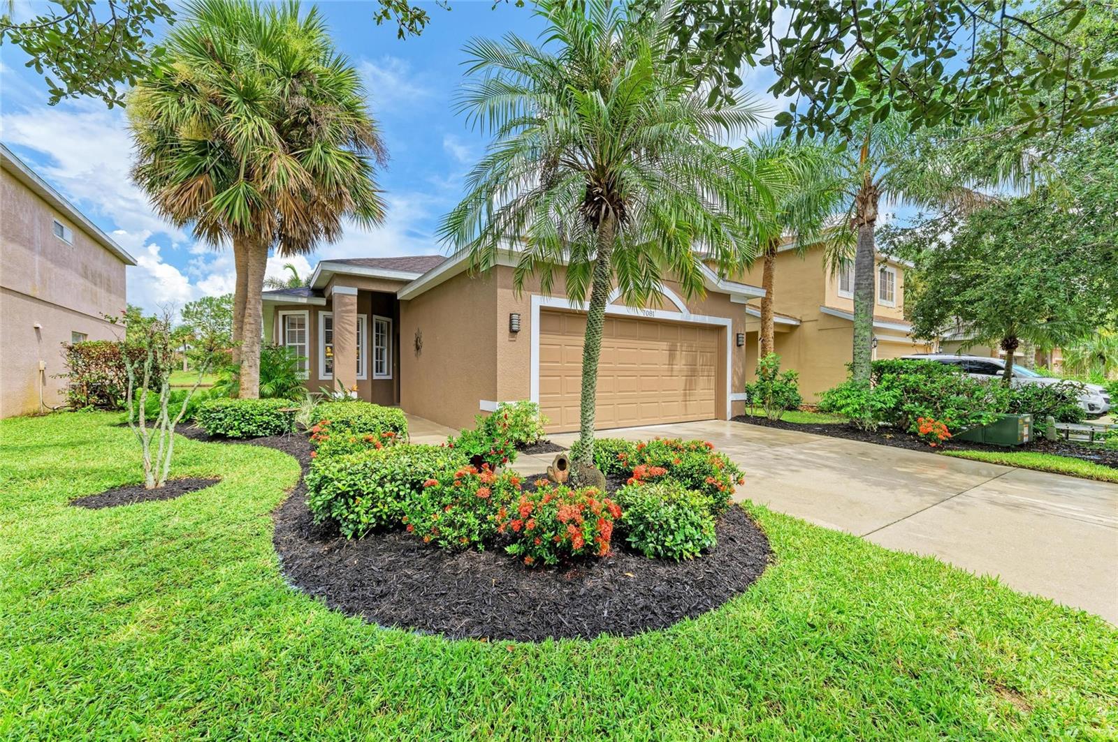 This house is a very clean, “MUST SEE” home with new paint outside in 2025 and fresh paint inside. A new roof was installed in February 2025. It’s sitting on a desirable lake lot with 43 feet of frontage, just waiting to be fenced in, if you so desire, for your furry family members as this is a “pet” friendly neighborhood. Relax on your back patio under a Gazebo that provides a cozy atmosphere to enjoy the late evening or early morning coffee with hanging plants everywhere. This house boasts an electric fireplace and “Big Screen” TV, perfect for two or small families starting their lives together. You feel a vibe of spaciousness as soon as your walk in the door with its open floorplan and a view straight through to the lake, nestled in the community of Lighthouse Cove, at Heritage Harbour. Imagine day to day relaxation in this 2 bedroom, 2 full baths, plus Den, single family home, built in 2004. It is block/stucco construction in “LIKE NEW” condition. All SS appliances and washer and dryer convey, along with the window coverings. It’s definitely family oriented, providing good schools and sports activities for your smaller members if that’s your interest. There is a Soccer field, Little League Base Ball diamonds, a Frisbee golf course, and a Tot Lot (nearly renovated) for the smaller members of your family, all in walking distance of Lighthouse Cove. And for the avid golfer there is a “Now Public” Heritage Harbour Golf Course at the main entrance, still just a short walk or golf cart ride from this property. At the Heritage Harbour entrance you will find the new “Market Place” with several retail businesses including eateries like Long Horn Steakhouse and Miller’s Ale House, along with large retailers like Cosco Wholesale, Target, Hobby Lobby, Academy Sports and several more. Elementary, Middle and High Schools are very close and serviced by school bus routes for your convenience. So, if you’re house hunting. you have to see this one. It’s priced right and looks good.
