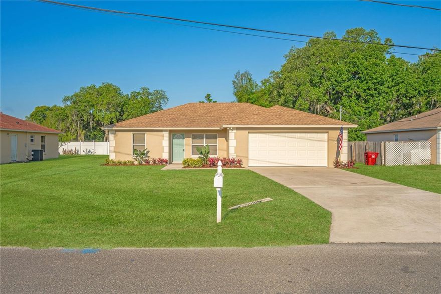 Get ready to FALL IN LOVE and live the Florida lifestyle in charming historic Plant City with NO HOA!! A home this stunning and thoughtfully cared for rarely comes available in this area, and this one has everything you've been dreaming of. This gorgeous home features wide-open living spaces with tons of natural light in all the living areas. The cozy family room is the perfect place to gather with family, or host parties and dinners. The kitchen is a chef's dream with large prep areas and plenty of storage space. Luxurious custom cabinets and countertops, and beautiful appliances come together to create a true centerpiece for gathering in the home. An adjacent dining space offers convenience for meals any time of day. The luxurious master retreat features a private en-suite bathroom, and loads of closet space to provide serenity and comfort. Two additional bedrooms and a second bathroom provide plenty of space for everyone to spread out. Step outside to a spacious backyard, a true oasis for hosting gatherings, playing with pets, or simply unwinding.  A large screened lanai provides year-round enjoyment for all.  A two-car garage provides tons of storage for cars, tools, and all your toys.  Other great features of this home include an upgraded RHEEM HVAC system, and an indoor laundry room. The Plant City area is a vibrant community that offers a range of exciting destinations, including shopping, restaurants, parks. Everything's been done for you, so all you have to do is schedule your showing today, before this one is gone!