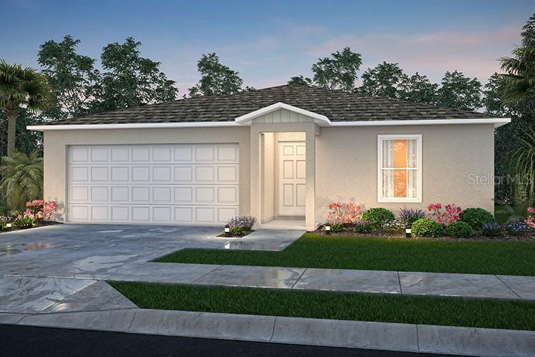 Under Construction. Don’t miss this opportunity to own a BEAUTIFUL NEW home in the North Port Classic Community! The desirable 1650 Plan boasts a flex room that could function as a study, a dining room, or whatever fits your needs. kitchen highlights include gorgeous cabinets, granite countertops, and stainless-steel appliances (Including: range, microwave hood, and dishwasher). The primary suite has a private bath, dual vanity sinks, and a walk-in closet. The other bedrooms are well-sized and share another full-sized bath. You’ll love the versatile flex space. This desirable plan also has a 2-car garage.