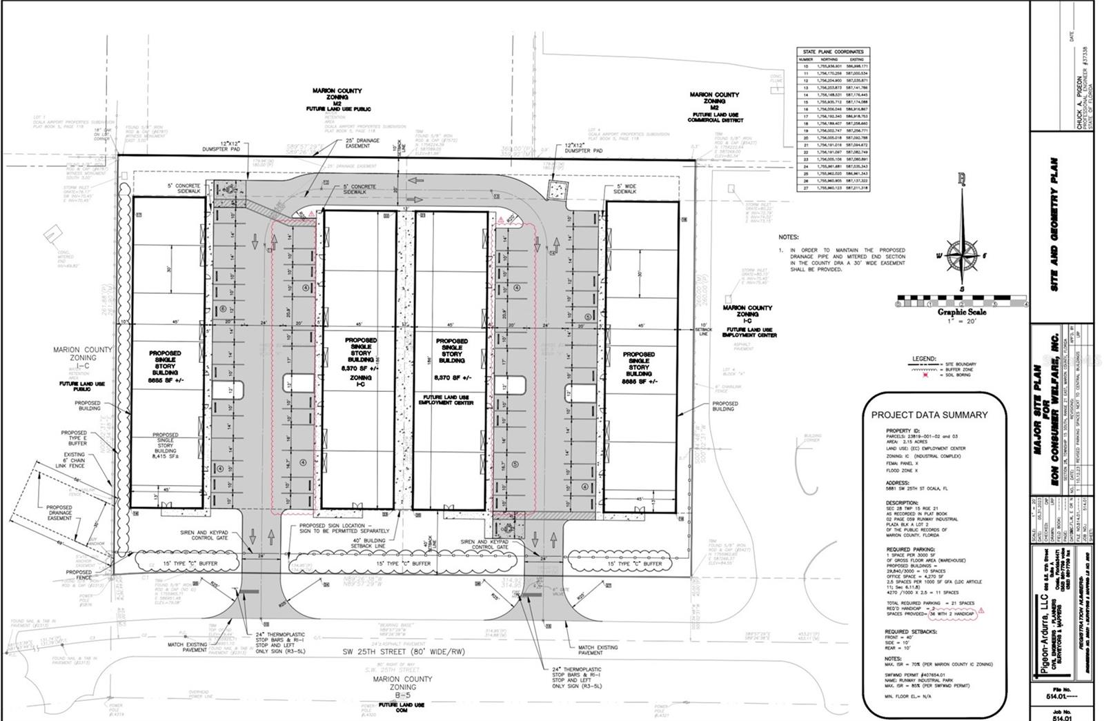 RUNWAY INDUST PLAZA - Land