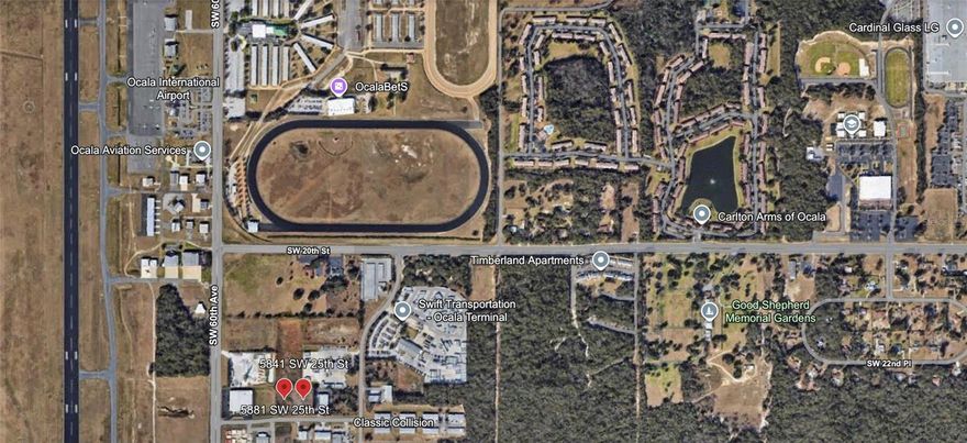 Exceptional investment opportunity in the heart of Ocala! This strategically located 2-acre industrial/commercial land is positioned near the Ocala International Airport, FedEx, and major distribution corridors, and just 5 minutes from I-75, offering outstanding accessibility and connectivity for logistics and transportation.
The property is zoned for industrial/commercial use, allowing a wide range of activities including warehouse, factory, distribution, light manufacturing, logistics, showroom space, and other related commercial operations—making it highly attractive for end users and investors alike.
Fully engineered and with architectural plans completed, this project is 100% ready for construction, significantly reducing development timelines, costs, and risk. The proposed layout includes approximately 34,000 square feet across 22 flexible units, designed to meet the growing demand for industrial and commercial space in one of Florida’s fastest-growing markets.
Ocala continues to experience rapid growth, driven by major employers and distribution centers, creating strong demand for warehouse and factory space.
Don’t miss this prime opportunity to develop in a high-demand, strategically located corridor!