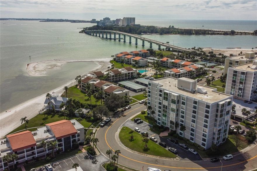 Enjoy resort-style living at this waterfront community. This spacious 2br/2Ba unit has a lovely view of the boats coming and going from the main channel to the Gulf. You will have a front row seat watching all of the boat tours head out including the Pirate Ship, Sea Screamer, and the dolphin tours. Clearwater Point, this waterfront community is just a short stroll to the sparkling stretches of its own private sandy beach on the Intercostals waterway. . Did I mention a private, resident only beach steps from your front door? When the Florida sun is warm, take a dip in one of 3 sparkling community heated swimming pools, monitored by security gards. Take advantage of the BEACHFRONT BBQ area, perfect for entertaining family and friends and outdoor facilities with showers.Assigned 1 under building parking space #49 and there is additional parking outside. Bicycle storage available in the secured bike room. This condo has it all! Enjoy romantic walks on the beach with many restaurants nearby! This location is amazing! Lobby is Key Card Entry.