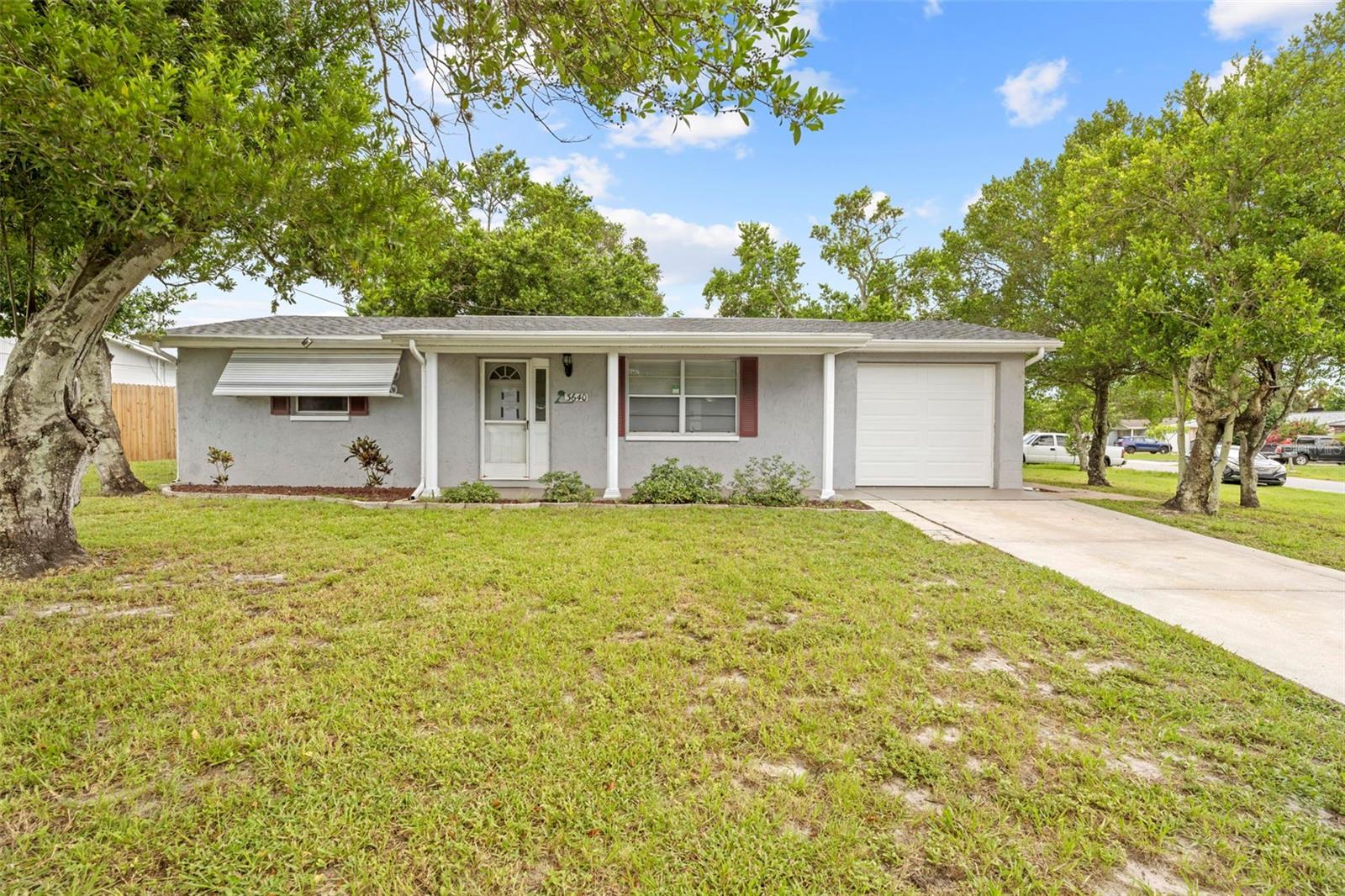Welcome to this beautifully updated 2-bedroom, 1-bathroom gem, perfectly situated on a generous corner lot. Move-in ready and full of charm, this home features brand-new flooring throughout, a tastefully updated kitchen with modern finishes, and a refreshed bathroom that blends style and comfort.
Enjoy peace of mind with a brand-new roof and take advantage of the one-car garage, complete with a loft-style storage area—perfect for keeping things organized or creating a unique workspace. The larger lot not only provides a spacious yard but also offers extra parking—ideal for guests, RVs, or recreational vehicles.
Whether you're a first-time buyer, downsizing, or investing, this home offers quality updates, thoughtful details, and room to grow. Don’t miss your chance to own this turnkey treasure!