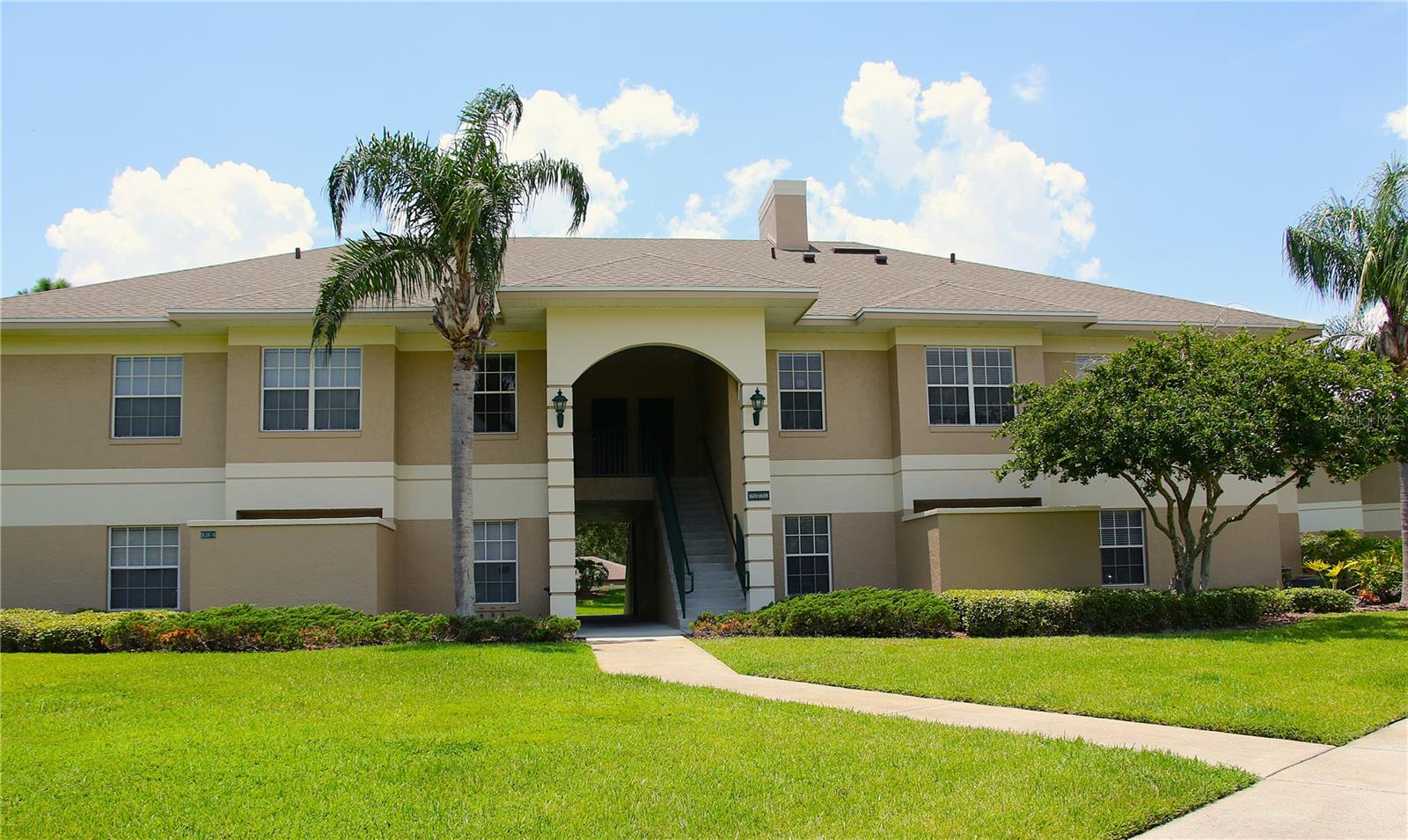 This is Eagle Pond, a beautiful section of the Cypress Woods Golf and Country Club. This secure, gated community offers around-the-clock security for added peace of mind. Situated on the second floor, this condo showcases impressive 10-foot ceilings and a spacious open layout. It features two bedrooms, walk-in closets, ceiling fans and the primary bedroom includes a private ensuite bath. The kitchen is finished with tile flooring, while the living areas are carpeted for comfort. A dedicated exterior storage closet offers extra space for seasonal belongings.
The HOA fee provides access to a variety of amenities and essential services, including the community pool, 24-hour security, exterior maintenance, common area taxes, reserve funds, trash service, pest control, and private road upkeep. Residents can also enjoy an 18-hole golf course, on-site restaurant, junior Olympic-sized swimming pool, tennis courts, and a fitness center. Ideally located close to Legoland, Walmart, and nearby medical centers. Schedule your private tour today, this opportunity won’t last!