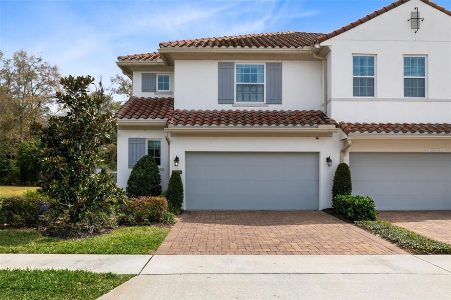 Welcome to this immaculate home located in the highly sought-after gated golf course community of The Reserve at Sweetwater Country Club, with access to an 18-hole 72-par Golf course, and directly across from the beautiful Wekiva Springs State Park. This beautiful end-unit townhome has gorgeous views both inside and out. The gourmet kitchen is a dream come true with quartz countertops, 42" designer cabinets, elegant tile, stainless steel appliances, decorative backsplash, over-sized center island, a great walk-in pantry, and more. The home boasts 3 large bedrooms, 2.5 baths and an open great room floor plan downstairs that is perfect for entertaining. The master retreat has a large walk-in closet, with dual vanities, barn door and a huge walk-in glass shower. The secondary bedrooms share a spacious jack-and-jill bathroom. Garage and Walk in closet with all new wood cabinets. Rain gutters, a 2-car garage, screened patio and paver driveway round out this beautiful luxury town home in Sweetwater Country Club.