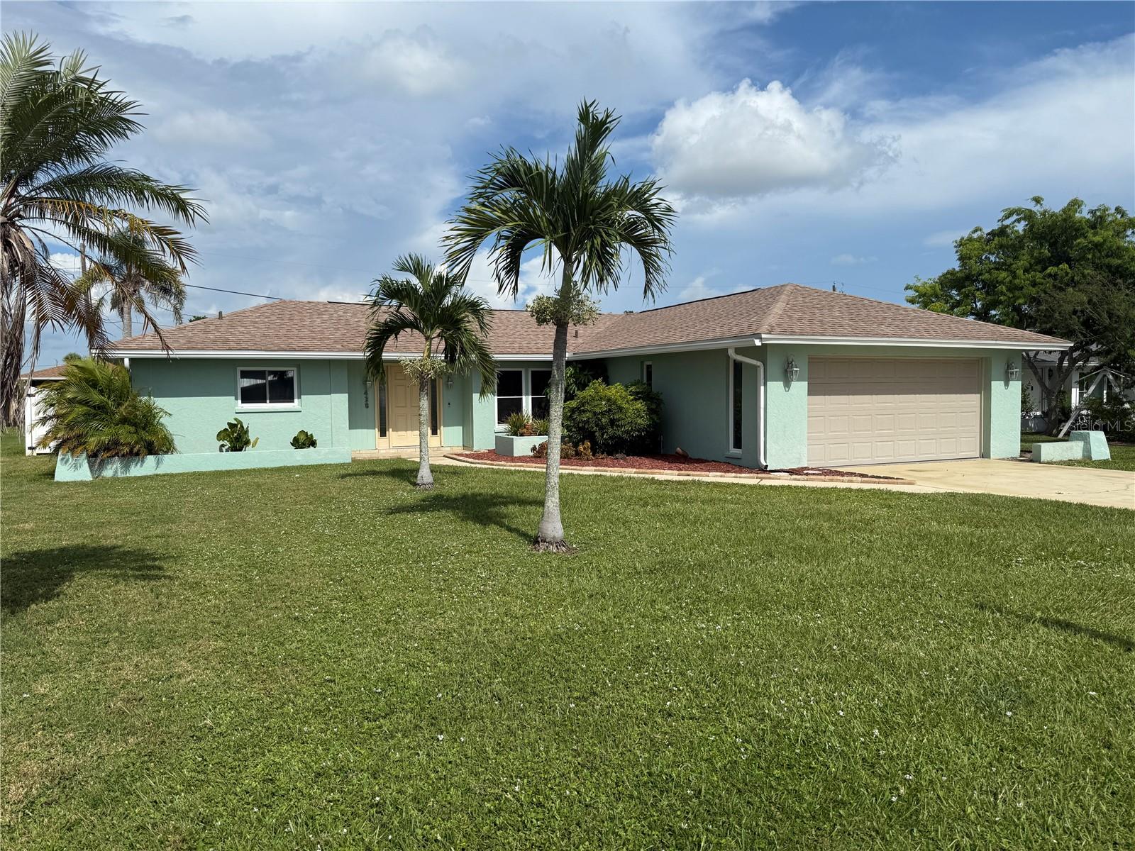 This SLICE OF FLORIDA® is MOVE IN READY. ( 360 Matterport Tour will be added the week of 8/11) Discover this beautifully remodeled 3 bedroom and 2 bath residence in the NON DEED RESTRICTED, NO HOA, GOLF COMMUNITY of VENICE EAST. Spanning 1,587 sq ft under air - 2,273 sq ft total living area when combining the under roof patio and garage. 2014 brought this home a heated, saltwater pool & spa, a lovely spacious pavered patio and a pool side fire pit area. 6ft Vinyl Fence surrounds the backyard haven and is a backdrop to the flower beds. Newer windows, a modern kitchen with double oven, smooth cooktop, deep pull-out drawers (for storage without bending down into awkward cabinets), specialty cabinets for spices, baking trays, etc - and a clever nook & cranny pantry (with no wasted space) WILL ENCHANT YOU. Both bathrooms are remodeled with beautiful showers and vanities. No skimpy laundry room pass through in this home! A large indoor laundry room with a utility tub is just what busy homeowners are craving. Tile flooring throughout, and a NEW ROOF in 2019. (SLICE OF FLORIDA® is a registered trademark and cannot be used without permission - in whole or in part.) X Flood Zone