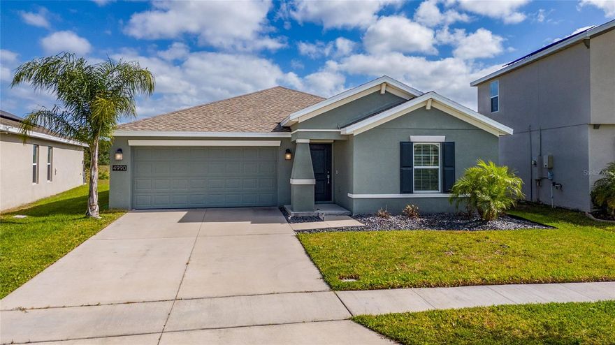 Beautiful 3 bedroom, 2 bath home for rent with solar panels to help reduce energy costs. Enjoy community amenities including a pool and park. Prime location close to shopping, major highways, and top rated schools.
