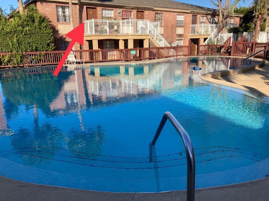Condo features plenty of natural light, full side kitchen, bathroom with bathtub shower combination and large walking closet. Community features 3 pools, fitness center and laundry facilities. One pool right in front of the unit. This is a beautiful second floor unit in CARRINGTON PARK which is a well-established community within short walking distance of Publix, restaurants, stores and public transportation.