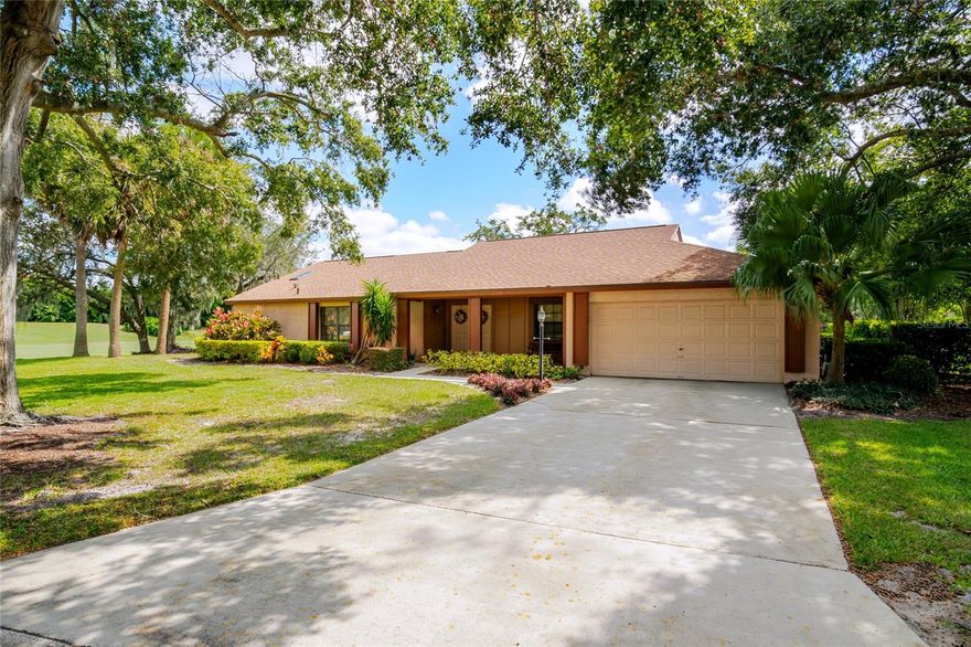 Welcome to this beautifully maintained 3-bedroom, 2-bath home located in the desirable gated golf community of Orange Tree. Situated on an oversized lot at the end of a peaceful cul-de-sac, this home offers both privacy and space, which is perfect for families or anyone who enjoys a serene setting with room to grow. The property backs up to the 3rd fairway, providing beautiful golf course views and a generous backyard that’s ideal for adding a pool, setting up a play area, or simply relaxing in your own open space. The roof is only three years old, and the home’s interior has been lovingly cared for by the owner, offering peace of mind and a solid foundation for your personal touches.

Inside, you’ll find a thoughtfully designed split floor plan with the primary suite separated from the two guest bedrooms for added privacy. The kitchen was remodeled about 10 years ago and features real wood cabinets, granite countertops, and stainless steel appliances making it a timeless and functional space for any home cook. The spare bathroom was also updated around the same time. The screened-in patio and private courtyard off the kitchen are perfect for enjoying your morning coffee, dining al fresco, or unwinding with a glass of wine in the evening. With an oversized two-car garage, plenty of storage, and a layout that’s move-in ready yet offers room for updates at your own pace, this home is a fantastic opportunity in one of the area’s most sought-after communities.

Located minutes from Universal Studios, Epic Universe, Sea World, Walt Disney World, and Restaurant Row and only 20 minutes from the airport and downtown, it is the perfect location to get to all the important things with none of the traffic. The community has a pool, clubhouse with a gym, racquetball courts, tennis courts, pickle ball courts, sand volleyball court, and a playground.  Come see this beautiful home and enjoy all that living in Orange Tree has to offer!