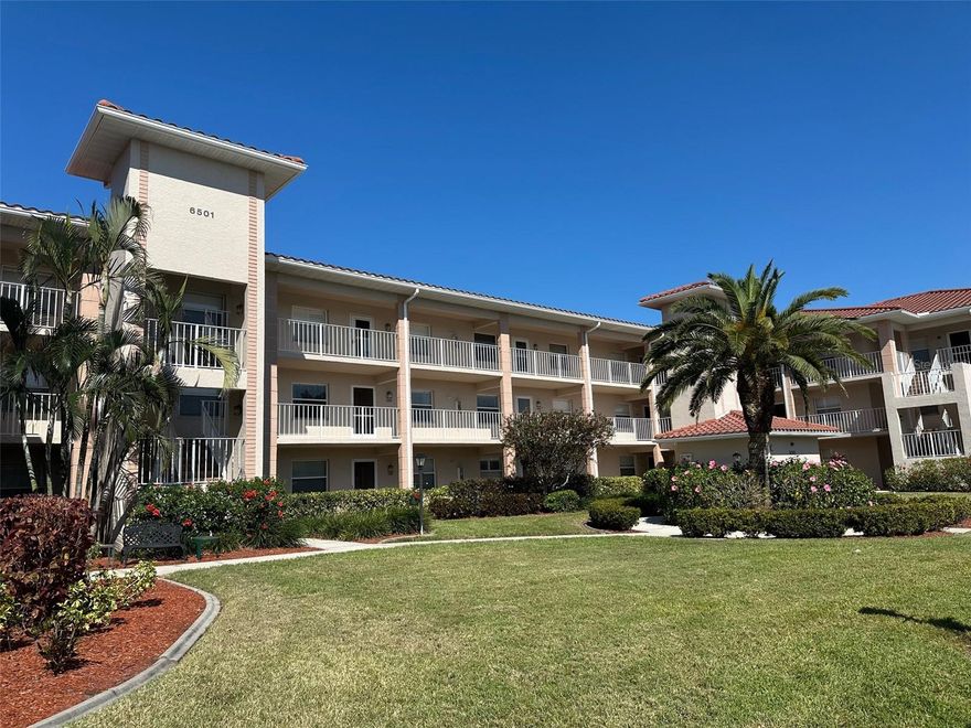 PRICE REDUCTION TO SELL!  SELLER IS ALSO OFFERING A ONE YEAR HOME WARRANTY TO NEW BUYER FOR PEACE OF MIND! Tara Golf & Counrty Club, a private community of 800 doors- so access to the golf course and amenties are readily available.  NEW 5 courts pickle ball opening October 2025. A Class A  golf/country club membership will convey with this condo.  The membership to Tara Golf & Country Club, unlimited golf and access to all the Club's amenities.  Including the private restaurant on premises.  Looking for a source for rental income?  This unit is perfect for that!  Comes totally turn-key with all the comforts of home.  Golf membership is transferable to tenant.  Rentals are prime during Snowbird season! You are allow to rent by the month, or longer.  Food allowance is only $720 a year requirement..  There will be a $5000 capital contribution at closing for new Buyer, not currently a member of Tara G&CC.  The Master HOA fee is required for all residents of Tara- provides premium cable channels with Xfinity, and high speed Wi-Fi.  
Tara just refurnished their golf course, face-lift for Clubhouse will start fall of 2025, with expansion of outside dining, increase the gathering bar  to accommodate more members... at NO additional assessment for owners.  Ehat are you waiting for??
The Terraces is one of the most popular communities in Tara.   On-site pool , hot tub with restrooms faculty.  Outside gas grills available to all residents of the Terraces.  Pickleball court on property.  Roofs were installed in 2017.  The HOA fee covers water, trash, sewer, exterior building insurance, roof and building maintenance.  
Location!  So close to shopping,  retail outlets, and 75- where one exit south has you at UTC Mall or down to Sarasota Airport.  Under an hour drive north takes you to the Tampa/St Pete areas where there are professional sports teams, theaters, and even a cruise port! 
Residents of Tara  stay on Tara.  One of the most prestige communities in the area that maintains an affordable country club lifestyle. 
 NO CDD fees   This is one you won't want to miss- price to sale ASAP.