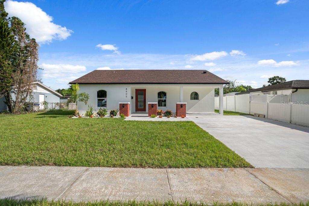 **** EXCEPTIONAL OPPORTUNITY ALERT **** Whether you are looking for a primary residence or an investment property for rental purposes, this is the home for you. Keep reading to find out what makes this exquisitely renovated home competitive against all new constructions in the area.
The property underwent major renovations that came close to a full demolition. Only two walls from the initial property were left intact and are now part of the seller's stunning dream come true. Among the extensive list of work completed during the renovations are: new exterior concrete walls, new interior wood frame walls for the entire property, new cathedral roof trusses, new ceiling and wall insulation, a new electrical system including a new electrical panel, new PVC underground plumbing system and CPVC water line, new doors, and hurricane-impact windows, porcelain floors throughout the entire property, new light and plumbing fixtures, new kitchen with customized wood cabinets, quartz countertops and porcelain backsplash, new bathrooms with quartz countertops, porcelain tiles, frameless glass shower, a new AC System for the entire building, a new tankless water heater.
Surely the perfectly designed open floor plan that seamlessly connects the different areas, the finishing details, the vaulted ceiling with recessed lighting features throughout the entire property , and the natural light that comes effortlessly from the beautiful windows will enchant you from the moment you step in.
But wait - there's more! This gorgeous home is situated in a spacious lot with potential to build an expansive pool. Visualize and dream about the multiple outdoor projects that can be done from the lovely lanai area, which overlooks the entire backyard and is equipped with connections for an outdoor kitchen area.
Ideally located close to dining, shopping, and entertainment, minutes from Tampa International Airport, Raymond James Stadium, Downtown, and International Mall with easy access to the Expressway, and the gorgeous beaches. NO HOA .
Don't look any further and request your showing Today!
