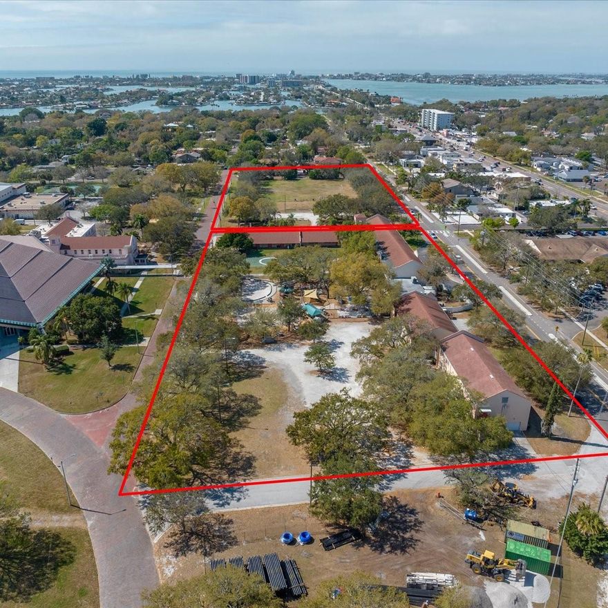 Current asking price, is used as aa starting price for offers. This prime location offers 5.77 acres available for purchase in Pasadena submarket.  Frontage along 1st Avenue South in St. Petersburg.  3 parcels include 2 vacant lots and one lot with existing pre-school which will be relocated to Pasadena Community Church property.  Special terms apply.   Seller is considering all Letters of Intent multiple offers asking is starting offer includes the above parcels.