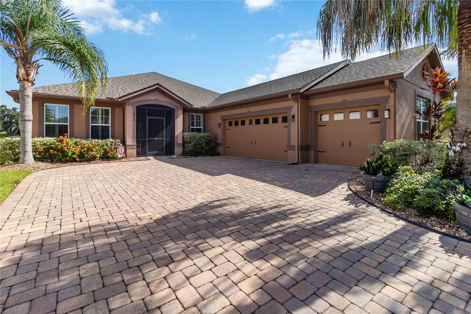 Located in the beautiful gated community of North Point, this stunning 4-bedroom, 3-bathroom home with a 3-car garage offers the perfect blend of comfort and elegance with plenty of parking. From the moment you enter, you are greeted by an impressive foyer leading to a formal dining room and a formal living room. The open floor plan provides seamless flow into the heart of the home — a spacious kitchen featuring elegant cabinets, a breakfast bar, and a comfortable layout ideal for gatherings or entertaining. The primary suite is generous in size, highlighted by a spectacular ceiling design, beautiful backyard water view and an expansive bathroom retreat. Sliding glass doors open to the patio, where you can relax with morning coffee while enjoying a serene water view. Additional highlights include: Fresh interior paint, new roof in 2023, plantation shutters( front room, primary bedroom and dinette) and an elegant metal fence added in 2021. Community amenities include a a pool, playground, a clubhouse and plenty of walking spaces. Convenient access to Lake Nona’s Medical City, shopping, dining, Orlando International Airport, and major highways.LOW HOA AND NO CDD, SELLER OFFERING $5,000 towards buyer's closing costs!