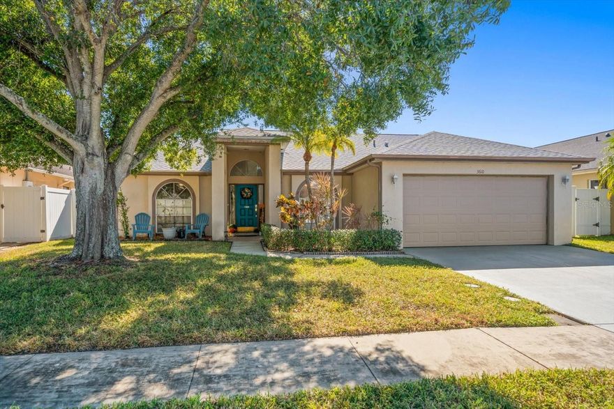 Perfectly maintained, beautifully updated, and move-in ready, this home truly checks every box. This 3-bedroom, 2-bath pool home delivers the kind of Florida living everyone desires. Step inside to cathedral ceilings, skylights, and a great room anchored by a gas fireplace with remote and temperature control. Opening the double sliders and French doors blends your indoor living space with the screened-in pool area. The solar-heated, PebbleTec pool is the centerpiece of the backyard offering a private & serene setting for year-round entertainment & enjoyment.  The kitchen and dining space flow naturally together and feature stone countertops, stainless steel appliances (including a gas stove), and a breakfast bar for everyday convenience. The primary suite offers direct access to the pool through French doors, plus a walk-in closet, garden tub with whirlpool, and a separate shower.  Additional highlights include a dedicated laundry room off the kitchen, beautiful flooring throughout, and a full size 2 car garage.  Outside your front door, the neighborhood offers a park, playground, tennis courts, and walking trails. All of this just minutes to St. Pete–Clearwater International Airport, I-275, top shopping and dining, and of course the lovely Pinellas County beaches.  If you’ve been searching for a home that blends comfort, style, and convenience — this is the one