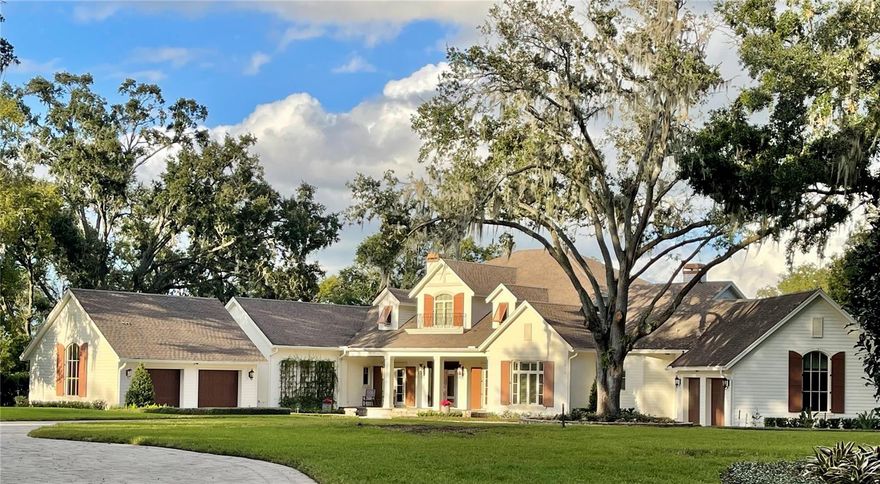 Lake Butler Custom Home situated on 1.26-acre Lot.