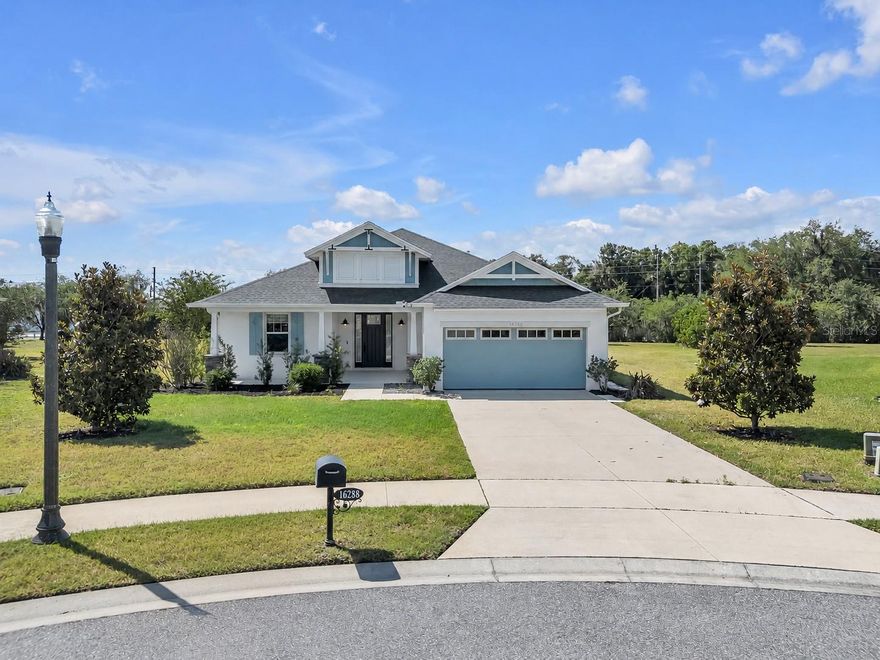 WELCOME to The Palisades, one of Clermont’s most desirable lake-access communities! Situated on an oversized 0.50-acre cul-de-sac homesite, this beautifully maintained 2019 Regal Park Homes residence offers 3 bedrooms, 3 full bathrooms, a dedicated flex/office space, and over 2,260 sq ft of thoughtfully designed living space.
Designed with both comfort and functionality in mind, this popular Linburn floorplan features an open-concept layout with high ceilings, tray ceilings, abundant natural light, and luxury vinyl flooring throughout the entire home. The gourmet kitchen showcases quartz countertops, stainless steel appliances, 42” upper cabinetry with crown molding, soft-close dovetail drawers and cabinets, oversized island, and generous pantry space.
The spacious owner’s suite offers a true retreat with dual vanities, soaking tub, walk-in shower, and oversized walk-in closet. Additional upgrades include insulation-filled concrete block construction for energy efficiency, 15 SEER A/C system, irrigation system, pull-down attic access, and a premium motorized screened lanai creating an exceptional indoor-outdoor living experience rarely found in competing homes.
Living in The Palisades is all about lifestyle. Residents enjoy private access to Lake Minneola and the Clermont Chain of Lakes with a private boat ramp, dock, trailer parking, lakefront park, fishing areas, community pool, tennis courts, pickleball courts, basketball court, playground, sidewalks, and low HOA fees with internet included.
Conveniently located just minutes from Downtown Clermont, Waterfront Park, shopping, restaurants, hospitals, schools, trails, and major roadways, with easy access to Orlando, Disney attractions, and Florida’s world-famous beaches. Homes with oversized lots, premium upgrades, and this level of quality rarely become available in The Palisades. Schedule your private showing today!
