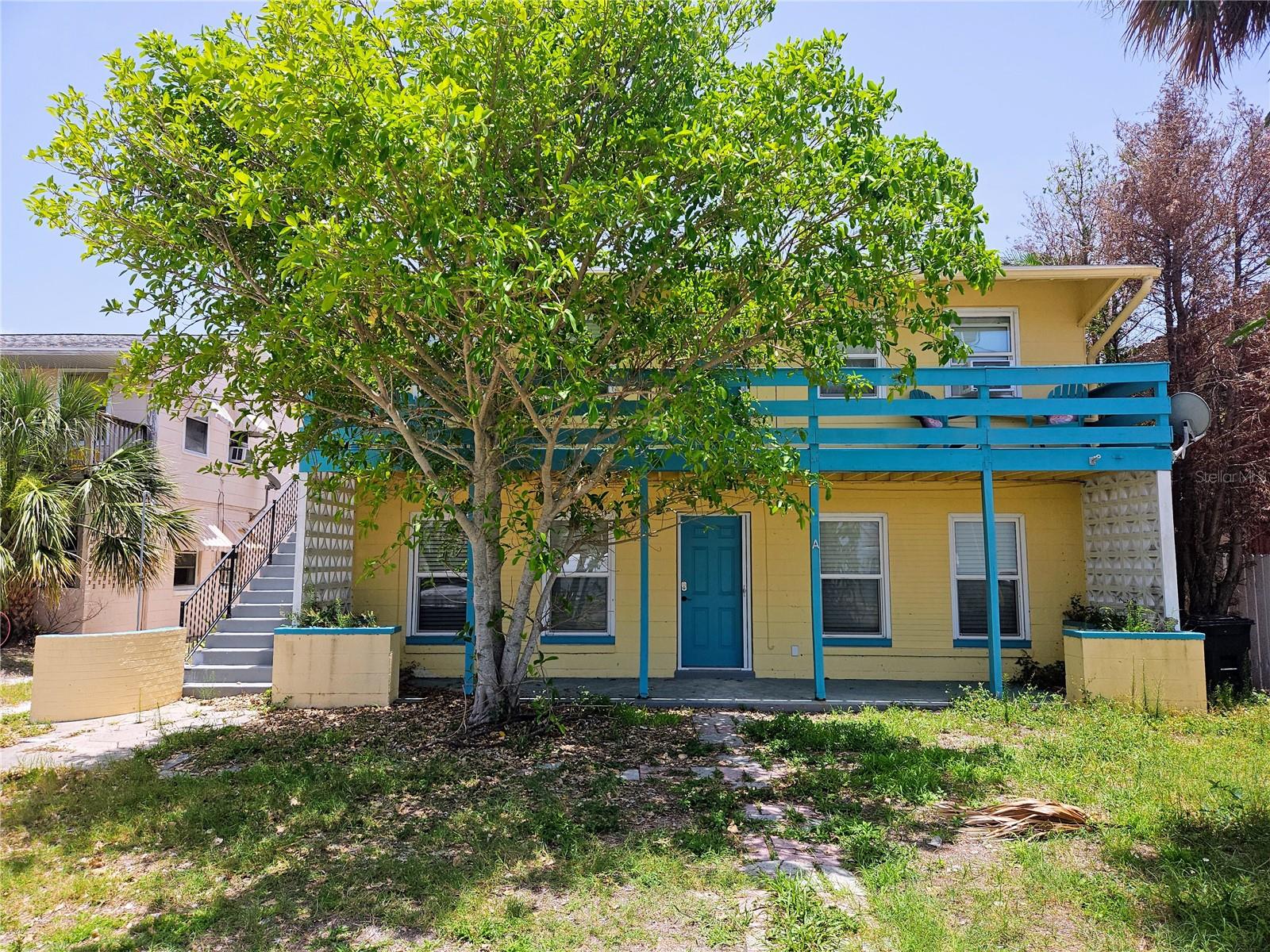 Beautiful renovated and fully furnished Duplex Apartment available for immediate Annual Lease. This first floor Unit A has a nice open floorplan featuring two bedroom and two bathrooms. The bright Great Room opens up into the handsome Kitchen with stainless steel appliances including refrigerator, range and built-in microwave. The unit also has a convenient stack washer and dryer for your convenience. Located in prime area of St Pete Beach near Corey Avenue and many shops, businesses and restaurants all along St Pete Beach. Very nice furnishings, new floorings Hi-Impact windows, energy efficient. Private Porch for your enjoyment. Quiet neighborhood, yet close to beaches and shopping. Sitting Park at the end of your street located on the intracoastal Waterway. Rent includes lawn care. Sorry no pets or smoking. Security Deposit one month rent. Application fee $65 per adult, Tenant processing fee $100. Tenant pays $45 month for renters insurance and benefits package.