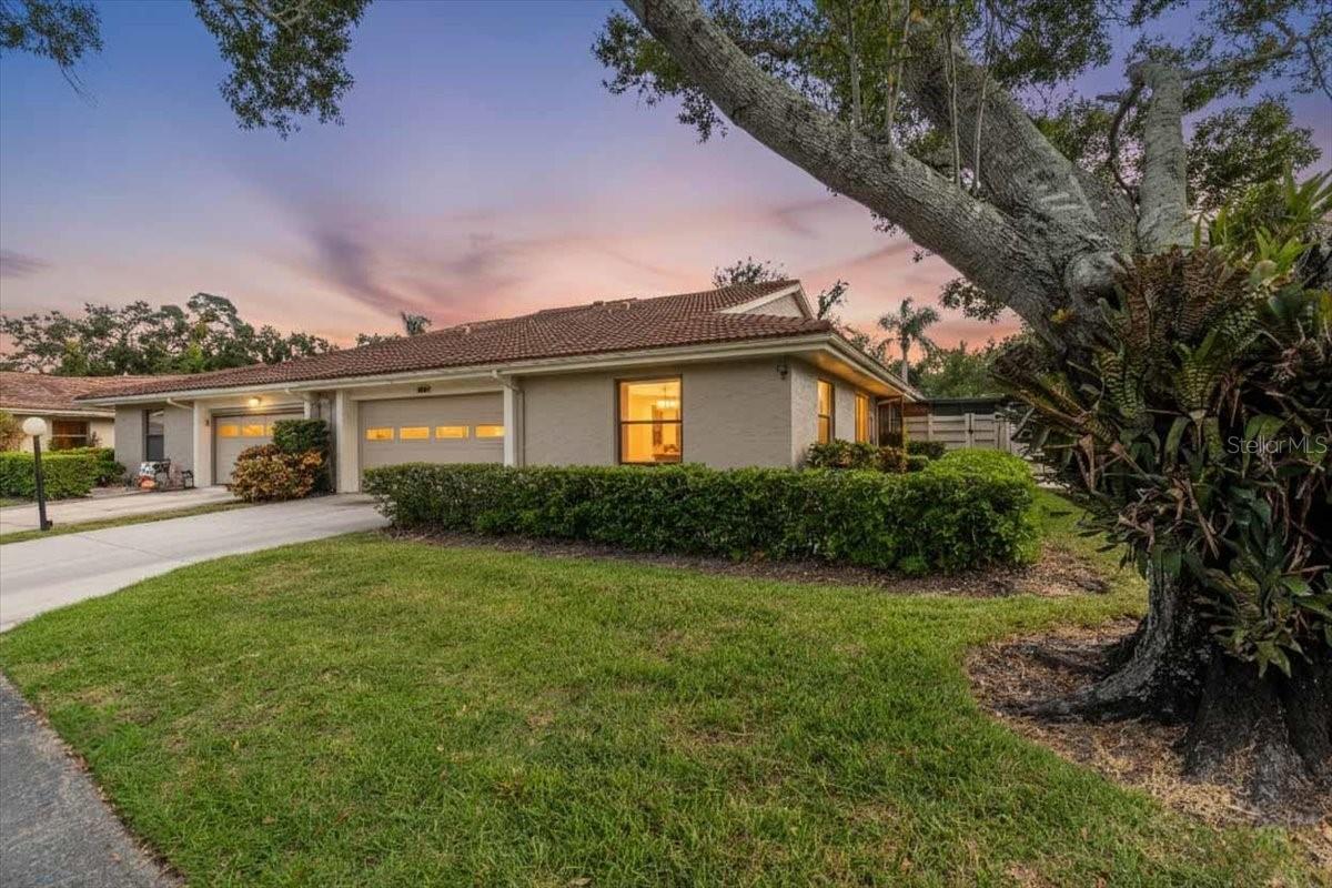 Saddle Up for Style in the 55+ community of Center Gate Villages 5!Â
Welcome to this well-maintained, rarely available and truly one-of-a-kind 3-bedroom, 2-bath villa nestled in the heart of the coveted Center Gate Estates. With a nod to western charm and a warm, welcoming vibe, this spacious home is perfect for anyone seeking character, comfort, and convenience.
Step into a roomy foyer that sets the tone for versatility—your first guest bedroom is to the left, complete with custom built-in shelving and storage, ideal as a den or home office. To the right, the home opens into a western-inspired family room featuring custom saloon doors, a high-top bar setup, and sun-drenched windows—just add a pool table and you’ve got your very own at-home saloon!
The open-concept kitchen and living room are made for entertaining, with new quartz countertops, fresh paint, updated lighting, water filtration system, and a stone-faced wood-burning fireplace under soaring cathedral ceilings and a skylight. Sliders lead to the enclosed Florida room, now upgraded with accordion shutters and glass sliders, creating a seamless indoor-outdoor flow. All bedrooms are generously sized with ample closet space, and the primary suite offers a peaceful retreat. As matter of fact, all rooms are spacious including the interior laundry room with new washer and the 2-car garage, both featuring a ton of cabinet space. Enjoy your morning coffee on the long side patio or in the Florida room, both perfect for soaking up the Florida sunshine.
Recent updates include: Water Heater (2018), HVAC (2018), Refrigerator (2018), Range (2016), Microwave (2011), Washer (2024)
Located just steps from the community pool, and minutes from shopping, dining, hospitals, I-75, beaches, UTC Mall, golf courses, and more—this home offers the hassle-free lifestyle of a maintenance-free community with all the perks of Sarasota living.
Priced to sell—don’t miss your chance to own this unique gem! Schedule your showing today and experience the charm for yourself.