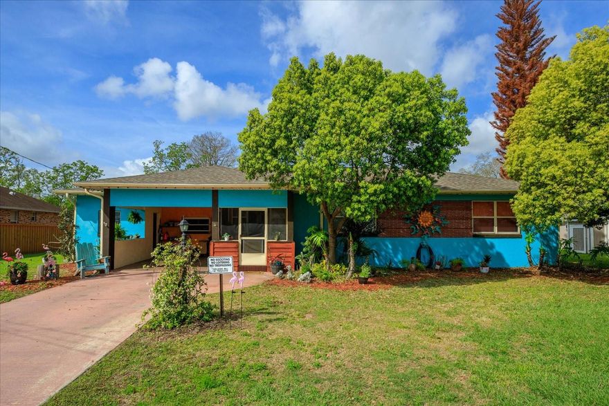 This property features several recent improvements, including a new roof (July 2023), septic system updates (March 2026), upgraded GFCI electrical outlets (March 2026), A/C (2014), and electrical panels (2014). Documentation of these recent updates are available for review.

Buyers are encouraged to conduct any inspections they deem necessary during their due diligence period and to independently verify all property details.

The home is currently configured as a two-bedroom residence, with several flexible layout options available to easily create a third bedroom.

Located in the highly desirable and growing community of DeBary — part of the SunRail commuter corridor — this property offers both convenience and charm. Don’t miss your opportunity to own a beautiful home in this sought-after area.

Upright freezer and stackable Washer & Dryer, and curtains do not convey. 
Property is being sold AS-IS. Seller will make no repairs or concessions.