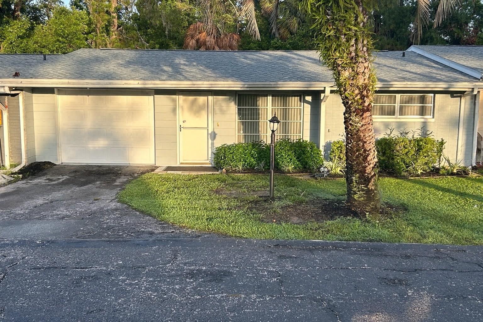 Remodeled 2 br, 2 bath Condo in small complex with only 6 units. Special feature is walk-in tub/shower in guest bath! New roof in 2022, New A/C system in 2019, New garage door in 2021. Refreshed home with Luxury Vinyl Planks, fresh paint, New toilets, and sink. New steps out back. Fresh paint on floors in garage. Washer & dryer and sink in garage with opener. Working on landscaping and exterior paint. Very cute and affordable. HOA covers building insurance, water, garbage and lawn maintenance.
Part of the Crystal Paradise Estates. Central water for all units. ON site HOA manager. Most units are Owner Occupied most of the time. Conveniently located near everything. Over 55 Community, but HOA is very understanding and cooperative, so ask if you're close? Please don't lock door going into garage!