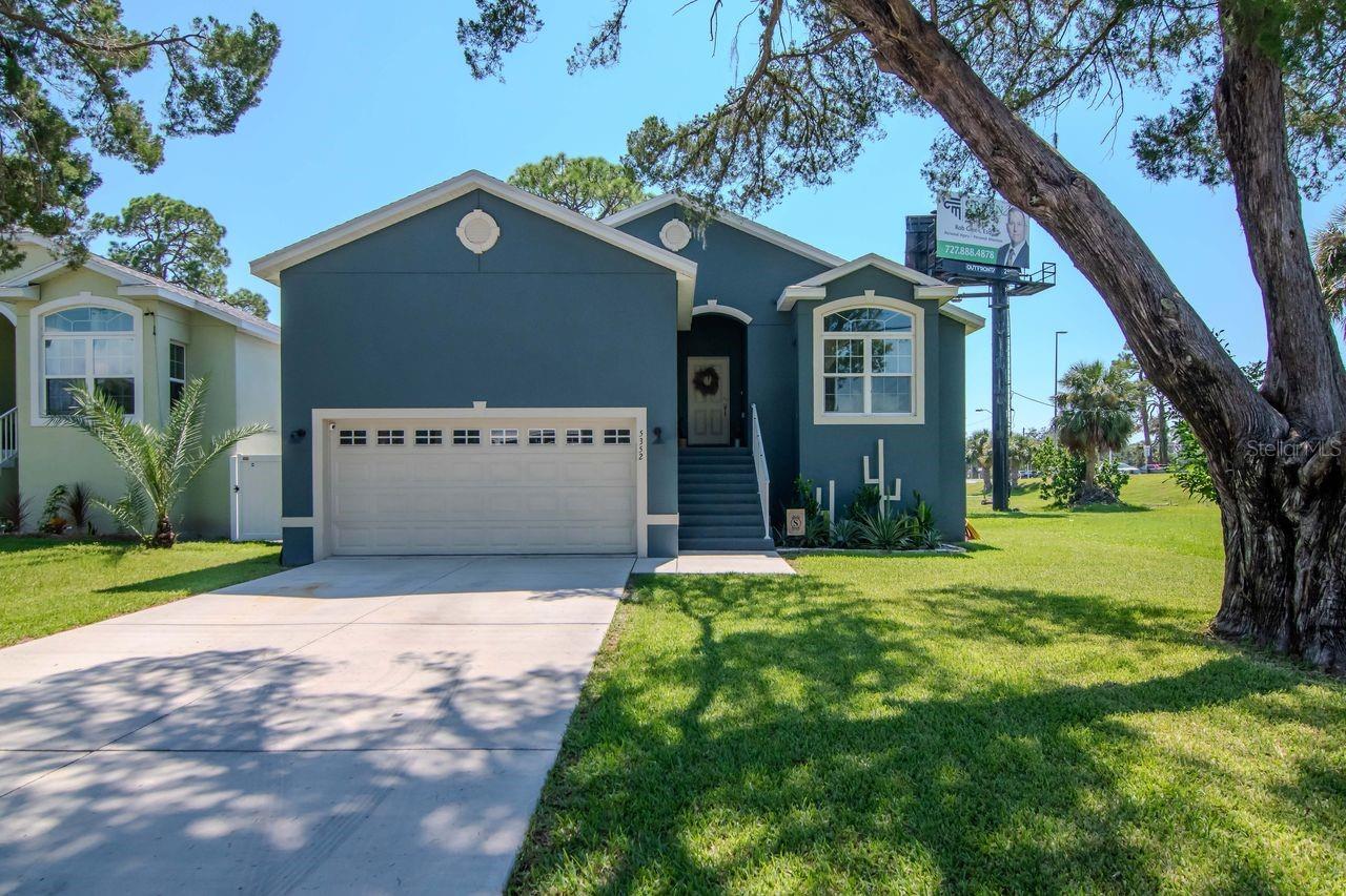 Welcome to 5352 Cotee River Drive! Built in 2021, this elevated block stucco home offers 3 bedrooms, 2 baths, and a spacious floor plan with tasteful, modern updates throughout. Enjoy durable vinyl plank flooring, an open-concept layout, and a stylish kitchen featuring updated cabinets, countertops, bar seating, and stainless steel appliances (all 2021). The oversized garage provides space for a golf cart, boat gear, or workshop.
The spacious primary suite includes a beautiful ensuite bathroom with a double vanity, and walk-in shower, and large walk-in closet. Relax in the screened-in back lanai or cool off in the above-ground stock tank pool with a custom deck. With NO HOA, you can store your boat or RV right on your property and launch just down the road at the Main Street boat ramp. Both additional bedrooms are spacious and located conveniently to the additional bathroom which is equipped with a shower and bathtub. This home is move-in ready with a 2021 roof, A/C, water heater, and appliances.
Live the Florida lifestyle - this home is just a quick golf cart ride to Downtown New Port Richey, where you’ll find top-rated restaurants, local breweries, parks, boutique shops, and year-round events like the Chasco Fiesta, Cotee River Seafest, and concerts at Sims Park.
Don't miss your opportunity to own this beautiful property, located in the perfect location!