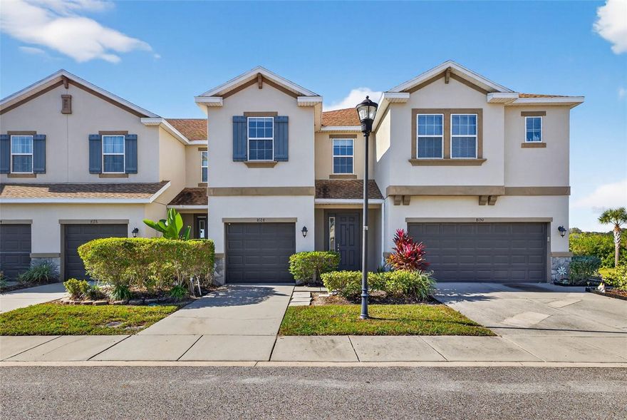 Enjoy breathtaking sunsets and peaceful conservation views from this beautiful Jackson Square townhome. With no rear neighbors, you'll love the privacy and natural surroundings in this quiet 42-home gated community. Built in 2017, this residence features an open concept layout with 9-ft ceilings, a bright kitchen with 42" cabinets, granite countertops, stainless-steel appliances, and a walk-in pantry. The spacious owner's suite overlooks the protected marshland and offers a large walk-in closet with built-ins, plus an ensuite bath with dual vanities and walk-in shower. Upstairs also includes two guest bedrooms, a versatile loft, and a convenient laundry room with washer and dryer. Additional highlights: hurricane shutters, custom window shades, water softener, 1-car garage, and scenic views from nearly every window. Jackson Square offers guest parking, a fenced dog park, and peaceful seating areas around the pond. Located near Upper Tampa Bay Park, Westchase, shopping, and beaches-this home perfectly blends comfort, convenience, and nature.

Don't miss your chance to enjoy every sunset from the best seat in the neighborhood. Schedule your showing today!