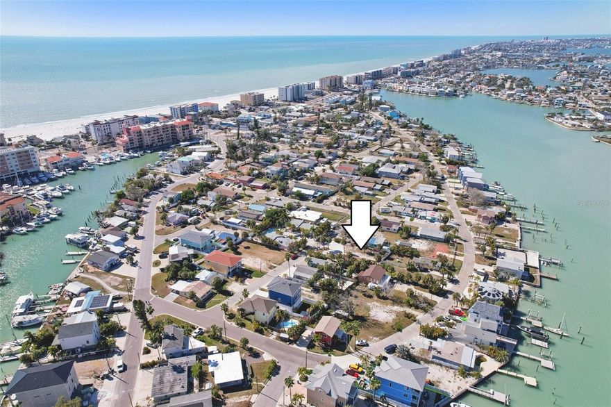 * * INVESTOR ALERT! This is the unicorn you’ve been waiting for: a premium double lot property located right in the heart of the Madeira Beach corridor. NOTE THIS LISTING IS FOR THE VACANT LAND LOT ONLY. For the Single Family Home on this double lot please see Listing #TB8480037. Just up the street from the action, you are you are around the corner form the wildly popular John’s Pass Village, surrounded by the best waterfront dining, shopping, and entertainment the Gulf Coast has to offer. The lot is cleared and has reclaimed water hookup, meter can be added later. This property offers a true "choose your own adventure" investment strategy: Combined double lot is zoned for 3 units, split the parcels to build a spec home (while living in the SFR), or utilize the entire compound as a high-performing rental. Seller is  open to a purchase of JUST the lot or JUST the house, for purchase of both please contact the Listing Agent. Opportunities like this in Madeira Beach are vanishingly rare—make your appointment to see it now!