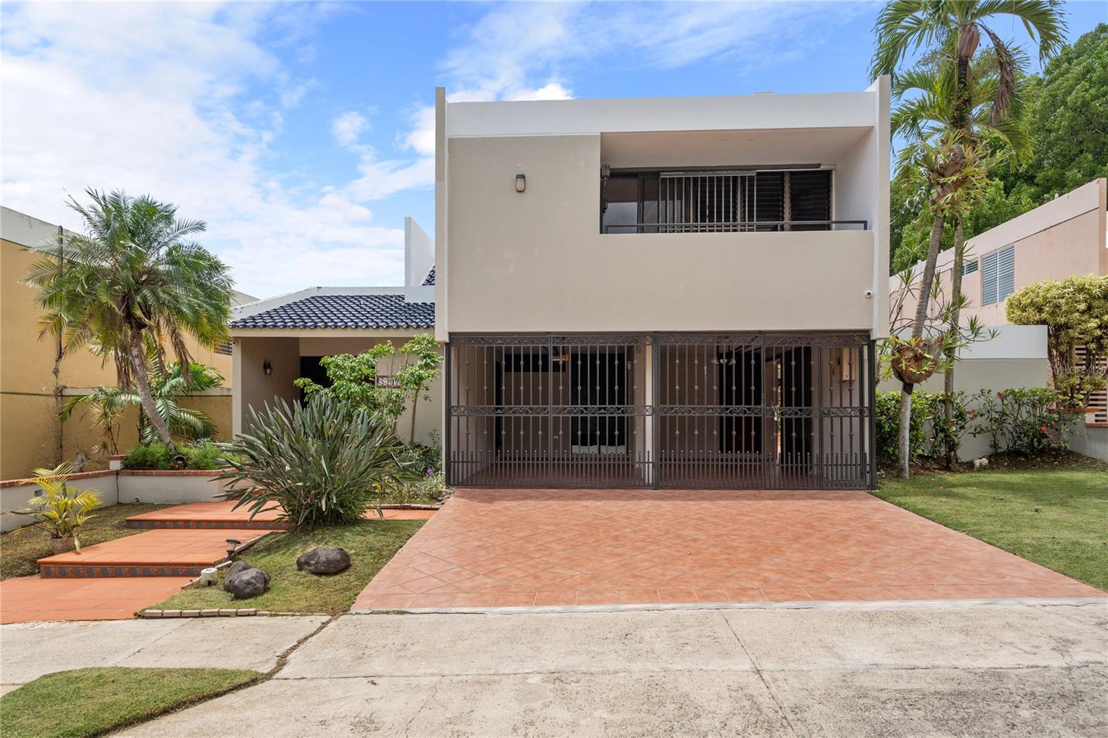 A fascinating property situated at the exclusive gated community, Villas de Parana. This home sits in a lot of 448 square meters. The classic interior spaces are drenched in natural sunlight, providing a comfortable and tropical ambiance. The home consists of an open floor plan of 3,475 square feet, featuring a living room, dining room, family room and kitchen with a breakfast area. A welcoming terrace with bar and bbq area, and a jacuzzi. Ideal home for entertainment. The property features four bedrooms, a spacious master bedroom, with doors that leads to a balcony, master bathroom, and a walk-in closet . Three additional bedrooms and one full bathroom. Two of the bedrooms enjoy a generous balcony. For your convenience this home offers garage for two cars, and plenty of storage area. Indulge in the amenities exclusively for Villas de Parana residents’ enjoyment: 24/7 security, tennis courts, and basketball courts, gazebo, and playground. Conveniently located, close to private schools, dining restaurants, shopping centers and other places of interest. For a private showing call us today.