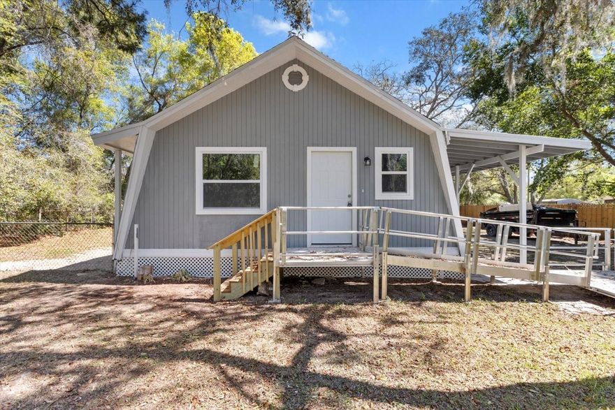 Welcome to 383 S Rooks Ave, a tucked-away treasure in the heart of Inverness. This 2 bedroom, 2 bathroom home pairs small-town charm with modern comfort, offering updates that include a brand-new roof, dual-pane windows, and luxury vinyl plank flooring throughout. The modernized kitchen features quartz countertops and new stainless appliances, bringing both style and function to the home. Outside, the character continues with a classic picket fence, shady red cedar and oak trees, a covered porch awning, fenced backyard, and storage shed. What makes this home shine is its location—just minutes from historic downtown Inverness, where you’ll find restaurants, shops, concerts, and community events. The famous Withlacoochee State Trail, perfect for biking and e-biking, winds right through town, while nearby lakes, parks, and preserves offer endless opportunities for fishing, hiking, and outdoor fun. Everyday conveniences are also close at hand with grocery stores, local schools, and healthcare facilities just a short drive away. Here you can enjoy the peace of a hidden retreat while staying connected to everything that makes Inverness such a vibrant and welcoming place to live.