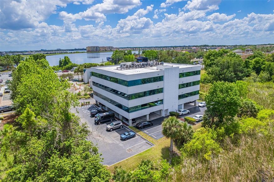 OFFICE SPACE FOR LEASE! This office building is on Sand Lake Road in Dr. Phillips and has been a highly desireable location for over 10 years. Office condos here are rarely for lease, so see this one now!!This is a commercial office building for lease. The rent price per month  include electric, water, and common area maintenance.