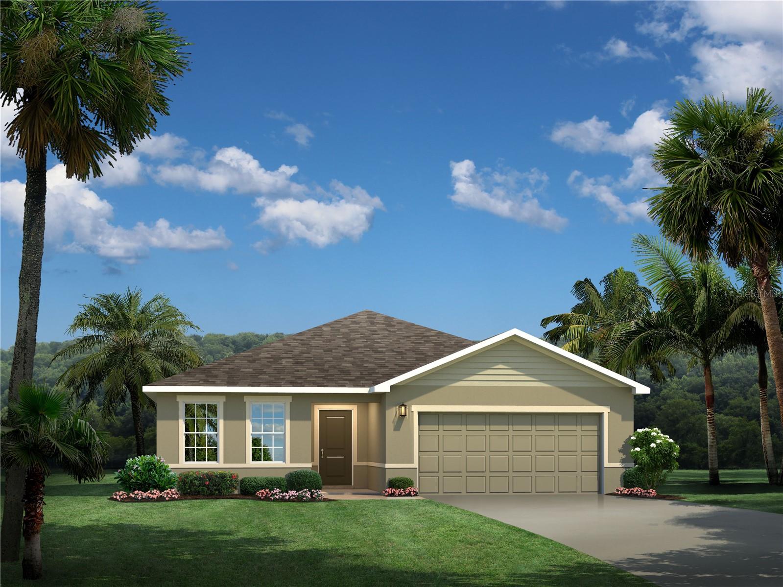 Under Construction. Welcome home to Overlook at Grassy Lake, located in the charming city of Minneola, just one mile to the Turnpike and the area’s best shopping, dining, and entertainment. Minneola has a wide variety of outdoor recreation, including Lake Hiawatha Preserve, Minneola Sports Complex, and more, only 10 minutes away. Our amenity center was built with you in mind featuring a resort-style pool and cabana, the perfect place to relax. You’ll appreciate our outdoor space that the whole family can enjoy, including a tot lot for the kids. Our private homesites feature options for pond and nature views, with no rear neighbors - the perfect backdrop for your outdoor oasis. Build an outdoor kitchen, entertaining space, or a fire pit – the opportunities are endless. The Baymont 2-car garage single-family home has it all, all on one level. A welcoming foyer invites you inside and leads you past 2 spacious bedrooms to a study. From there, your large great room is where you’ll make memories with family and friends, and it flows directly into your gourmet kitchen. Set up games or enjoy homemade meals around your large center island. At the end of the day, escape to your main-level owner’s suite with its walk-in closet and double-vanity bath. All Ryan Homes now include WIFI-enabled garage opener and Ecobee thermostat. **Closing cost assistance is available with use of Builder’s affiliated lender**. DISCLAIMER: Prices, financing, promotion, and offers subject to change without notice. Offer valid on new sales only. See Community Sales and Marketing Representative for details. Promotions cannot be combined with any other offer. All uploaded photos are stock photos of this floor plan. Actual home may differ from photos.